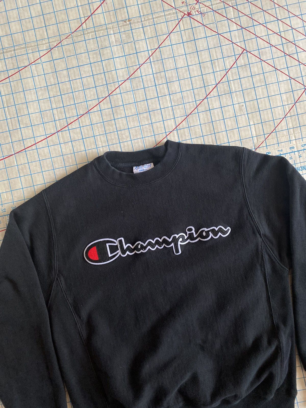 Champion Champion Reverse Weave Big Spell Out Crew Sweater Small Size US S / EU 44-46 / 1 - 3 Thumbnail