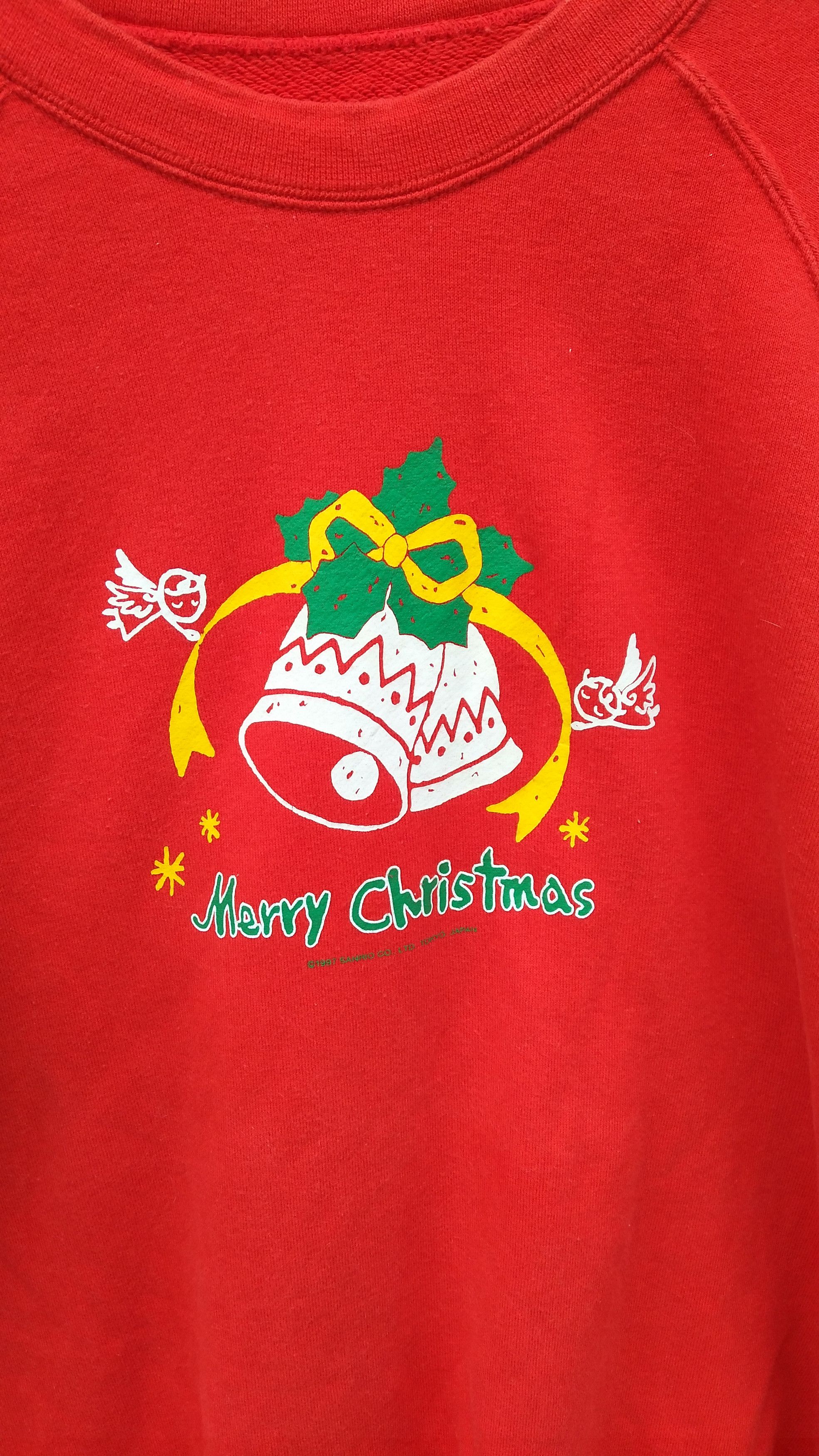 Vintage 🔥 Vintage Sanrio Merry Christmas sweatshirt crewneck jumper Size US L / EU 52-54 / 3 - 3 Thumbnail
