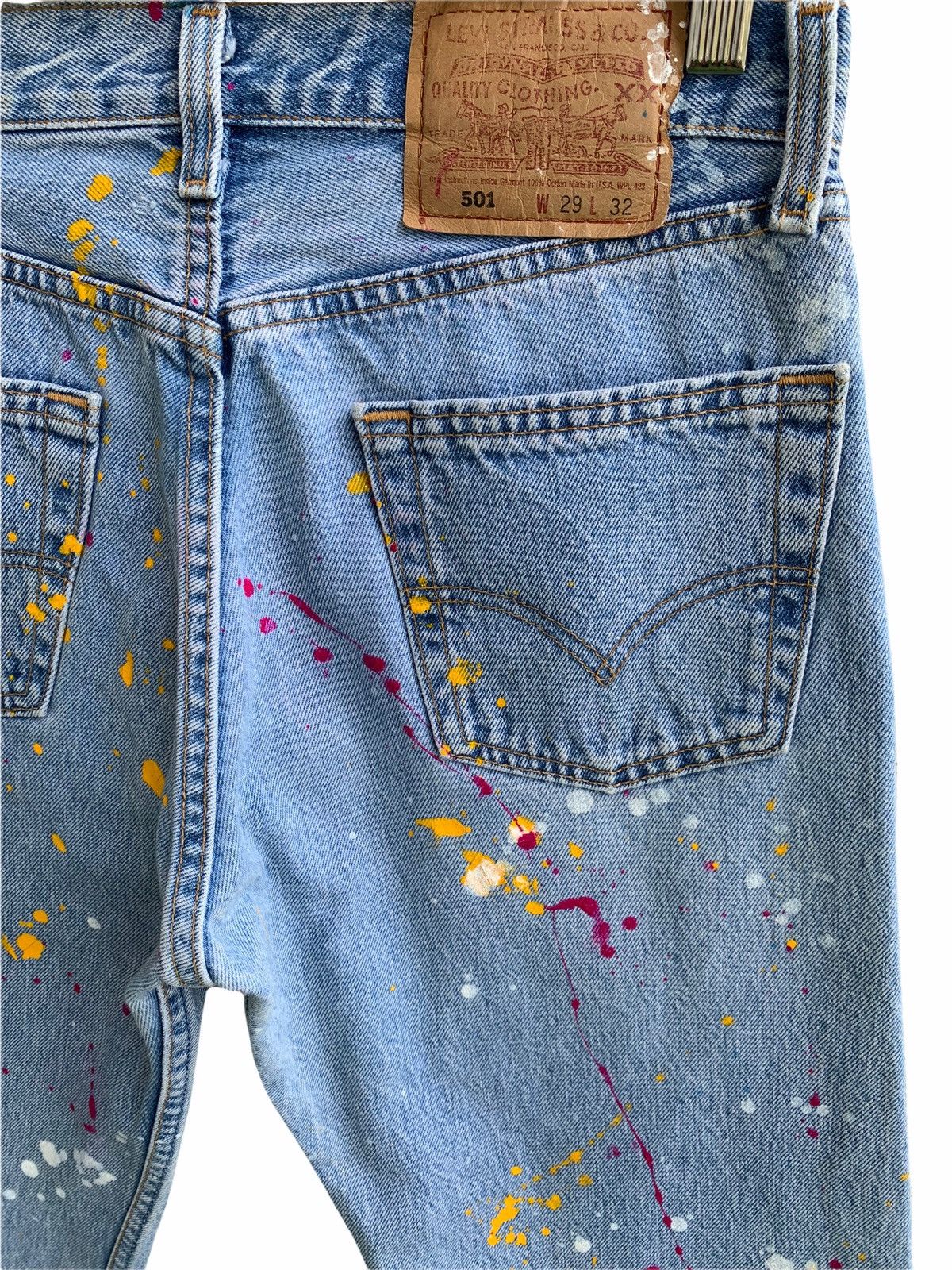 Levi's Vintage Clothing Vintage Levis 501 Painter Denim Pant Size US 29 - 6 Thumbnail