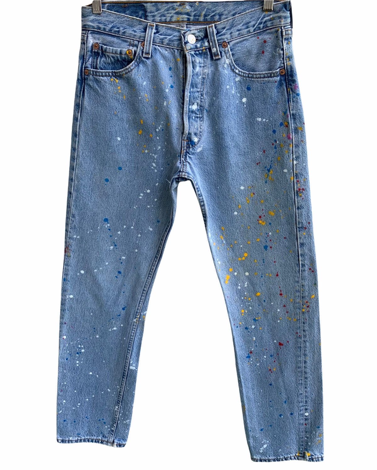Levi's Vintage Clothing Vintage Levis 501 Painter Denim Pant Size US 29 - 2 Thumbnail
