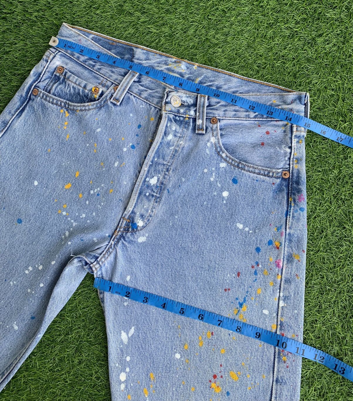 Levi's Vintage Clothing Vintage Levis 501 Painter Denim Pant Size US 29 - 14 Thumbnail