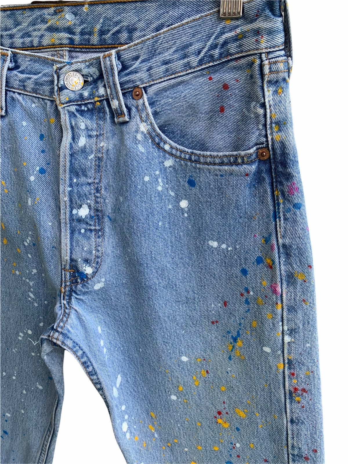 Levi's Vintage Clothing Vintage Levis 501 Painter Denim Pant Size US 29 - 7 Thumbnail