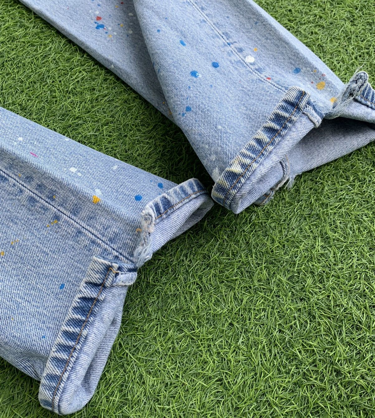 Levi's Vintage Clothing Vintage Levis 501 Painter Denim Pant Size US 29 - 11 Thumbnail