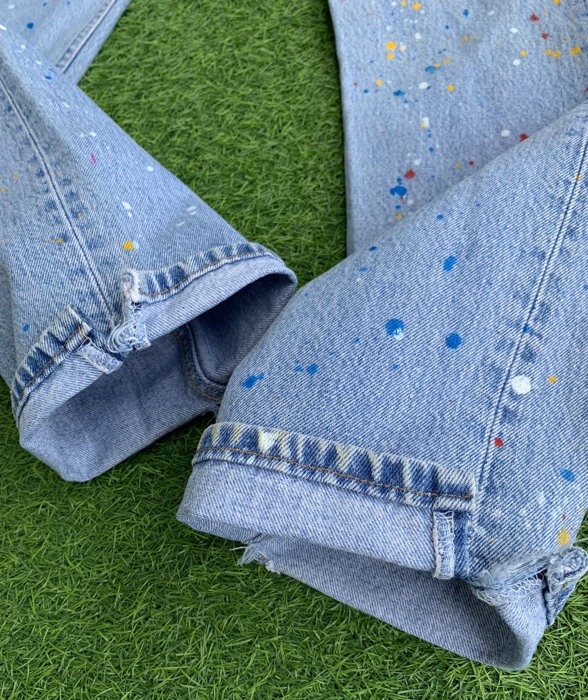 Levi's Vintage Clothing Vintage Levis 501 Painter Denim Pant Size US 29 - 12 Thumbnail