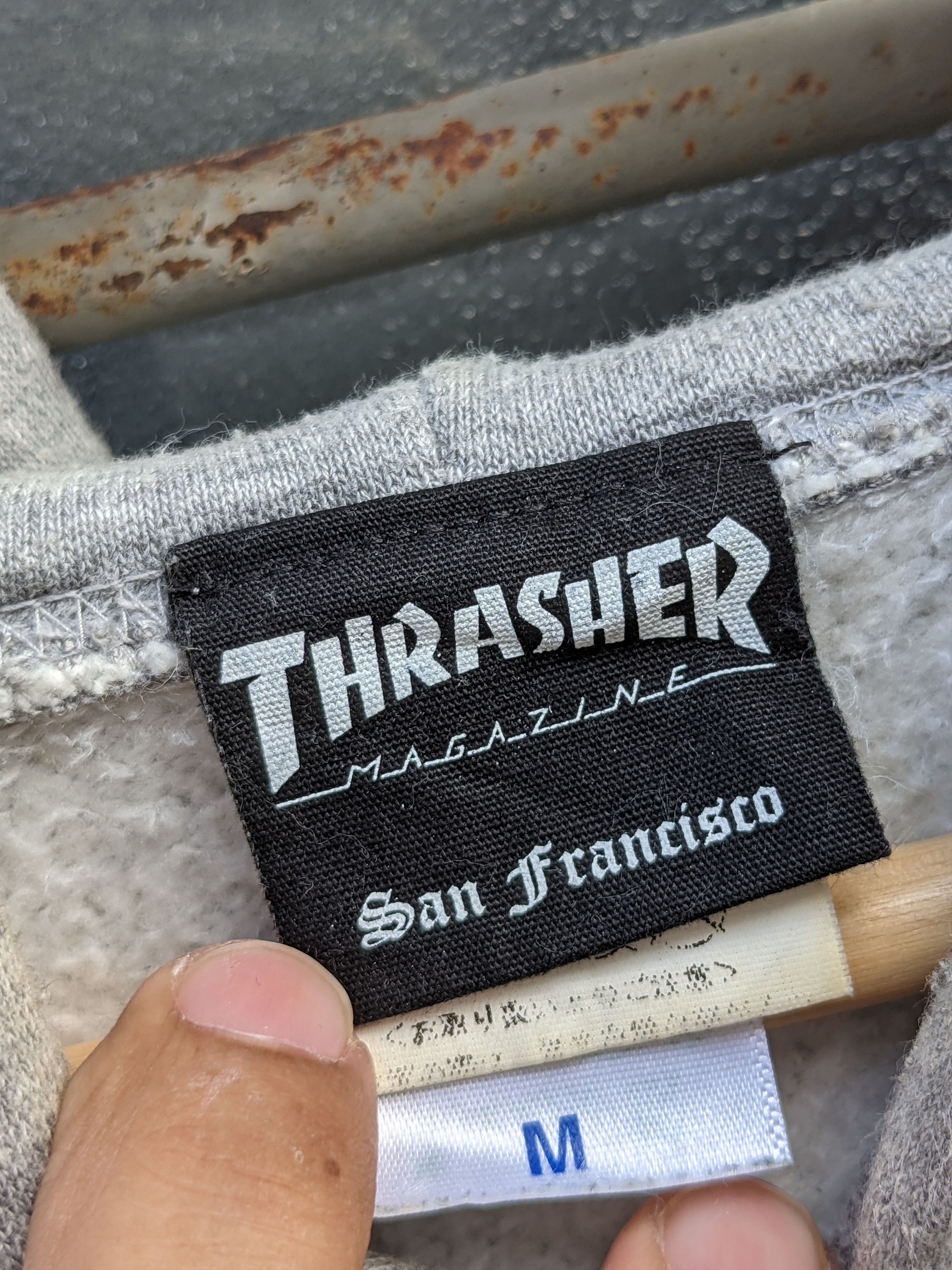 Thrasher Vintage Thrasher Spellout Hoodies Size US L / EU 52-54 / 3 - 6 Thumbnail