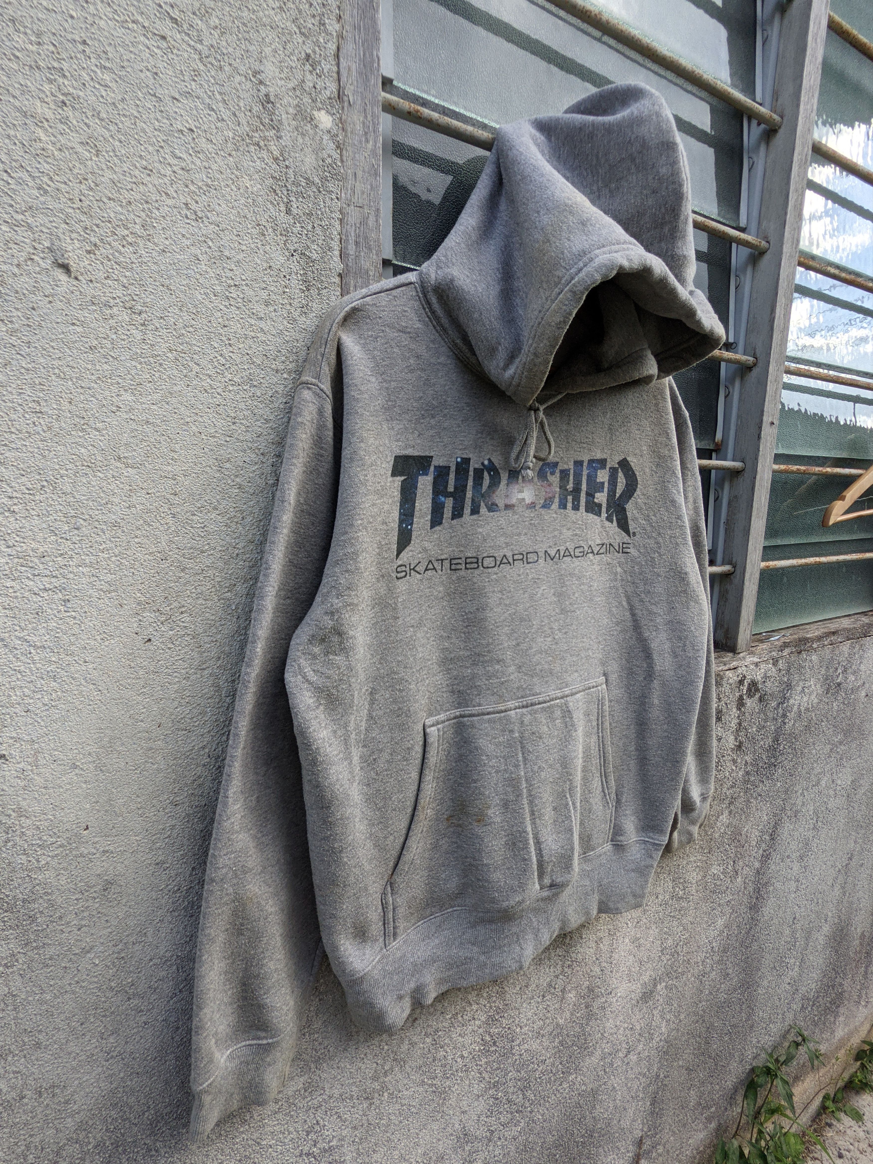 Thrasher Vintage Thrasher Spellout Hoodies Size US L / EU 52-54 / 3 - 4 Thumbnail