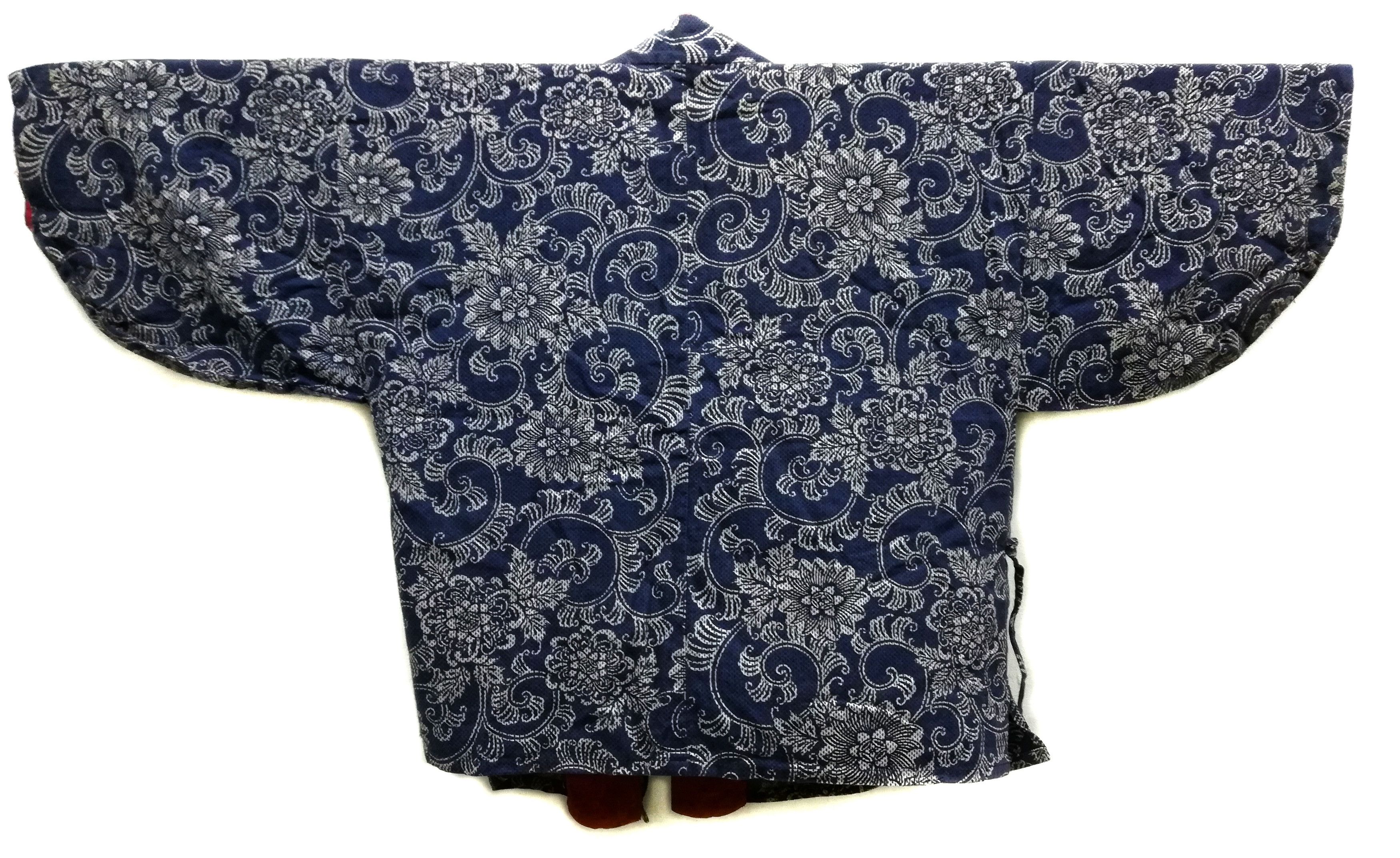 Art Comes First × Indigo × Japanese Brand 🔥Sashiko Drawstrings Kowatari Kimono Boro Fabric Printed Size US L / EU 52-54 / 3 - 9 Thumbnail