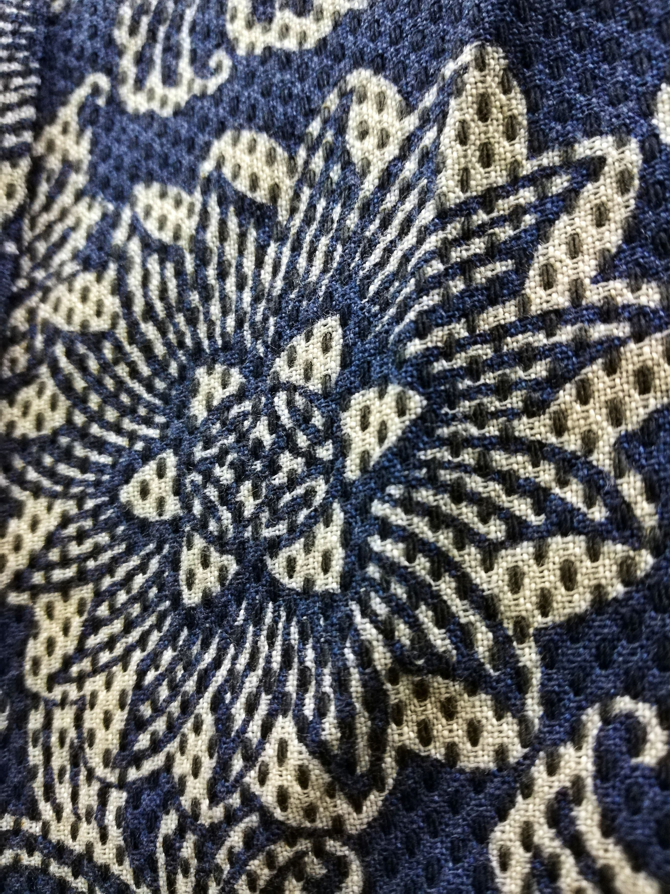 Art Comes First × Indigo × Japanese Brand 🔥Sashiko Drawstrings Kowatari Kimono Boro Fabric Printed Size US L / EU 52-54 / 3 - 5 Thumbnail