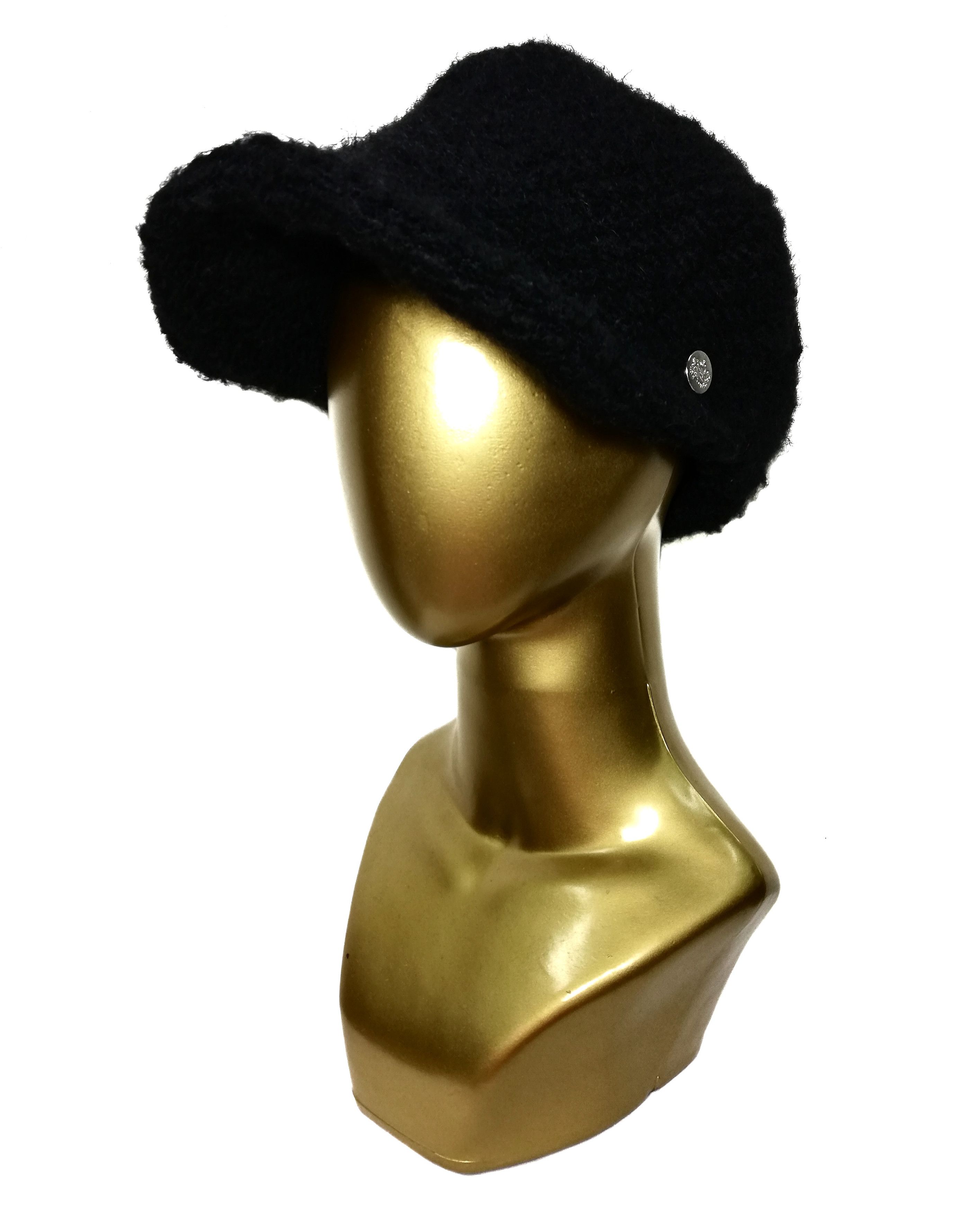 image of Designer Japan Ca4La Wool Knitwear Beret/pattern Cap in Black, Men's