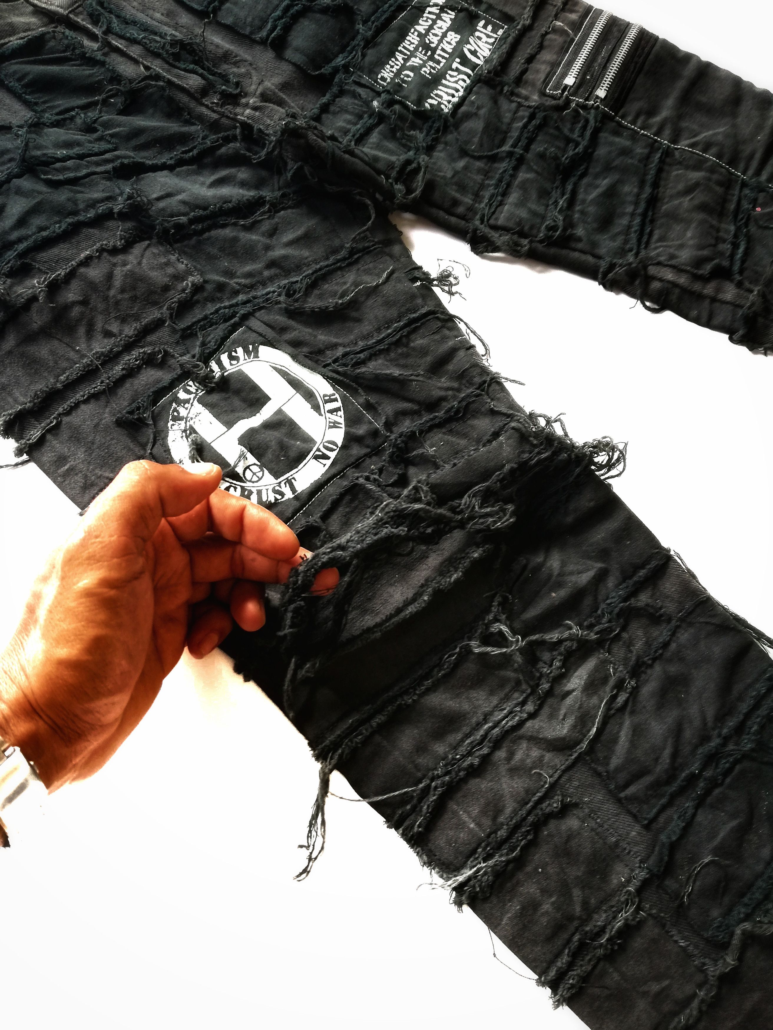 Japanese Brand × Seditionaries 🔥Hide Rock Pants Design Iconic Similar UNDERCOVER SS03🔥 Size US 30 / EU 46 - 6 Thumbnail