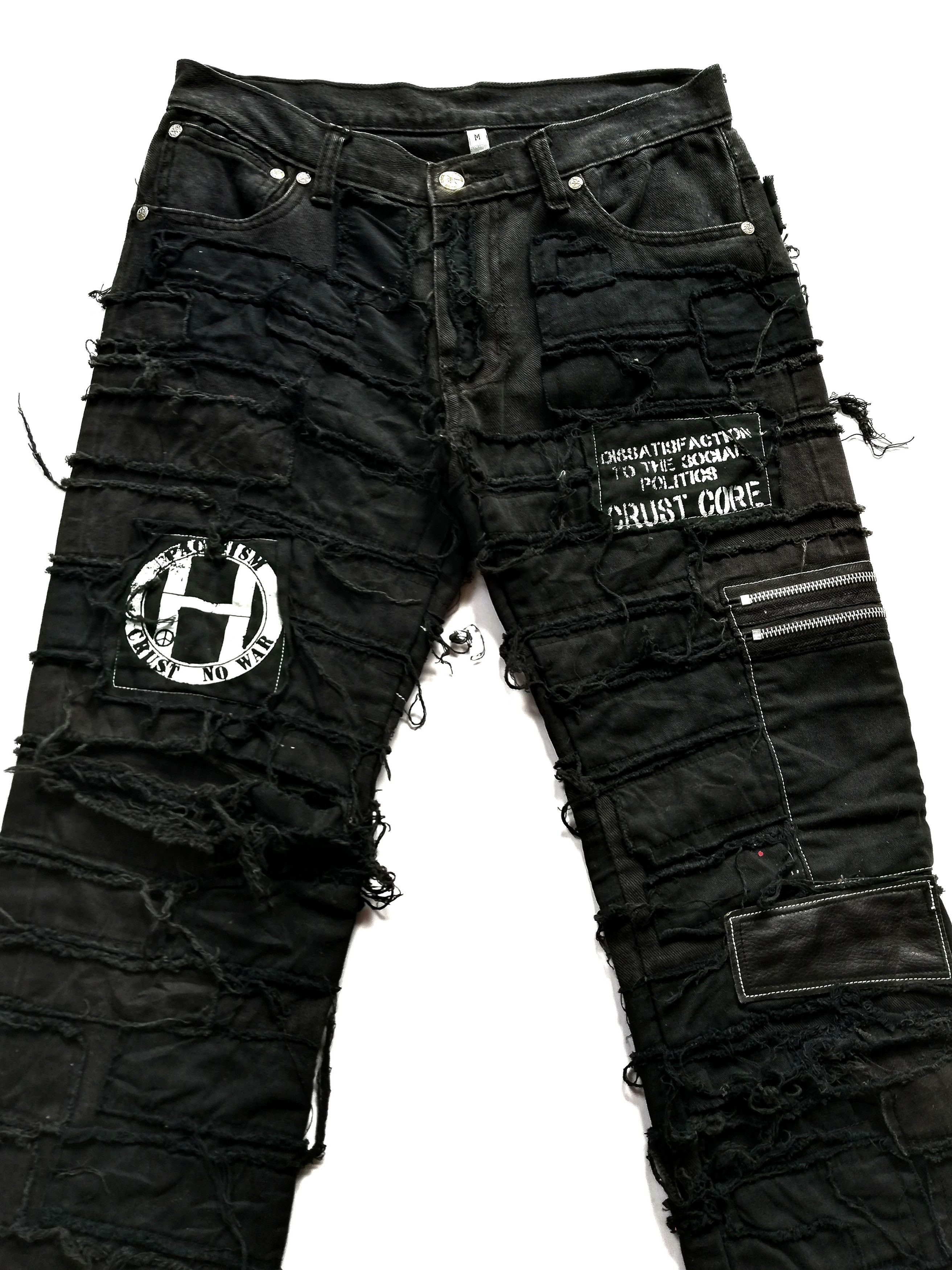 Japanese Brand × Seditionaries 🔥Hide Rock Pants Design Iconic Similar UNDERCOVER SS03🔥 Size US 30 / EU 46 - 5 Thumbnail