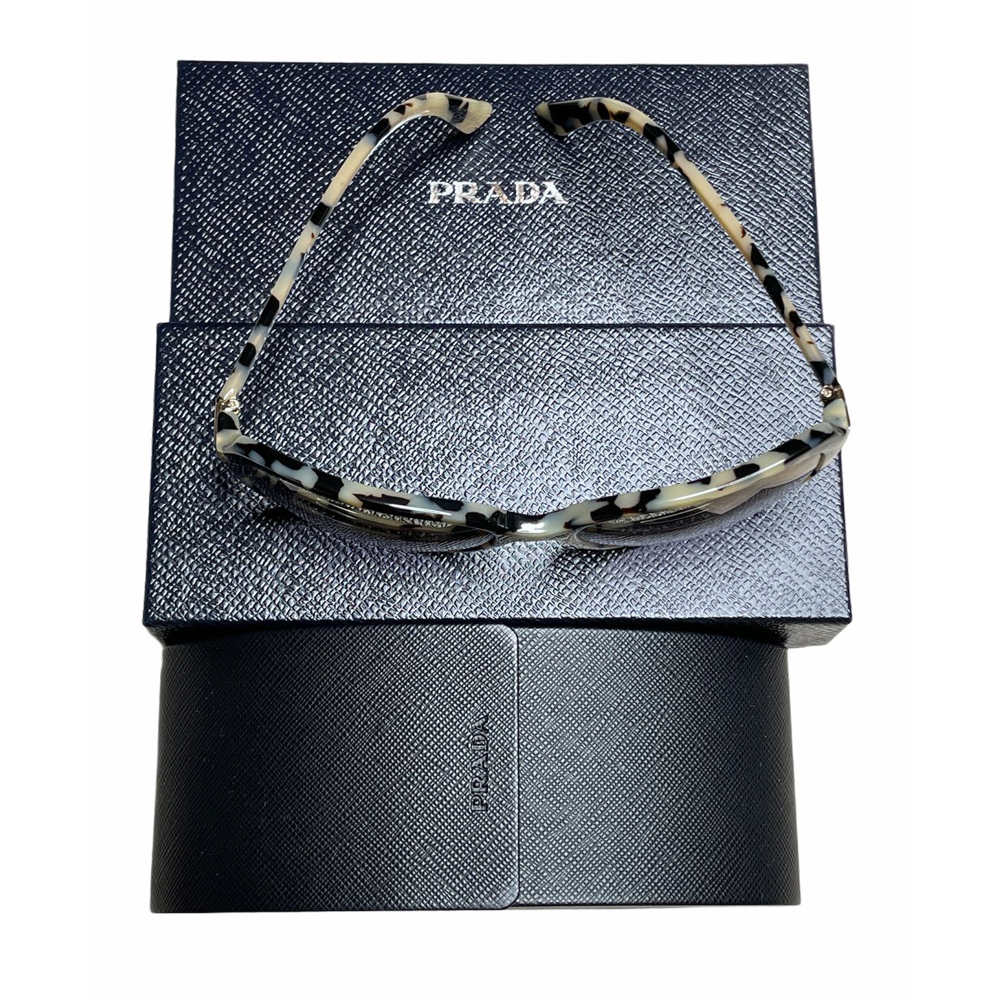 Prada Prada Square 58mm Sunglasses PR 10VS 511757 in White Havana Size ONE SIZE - 3 Thumbnail