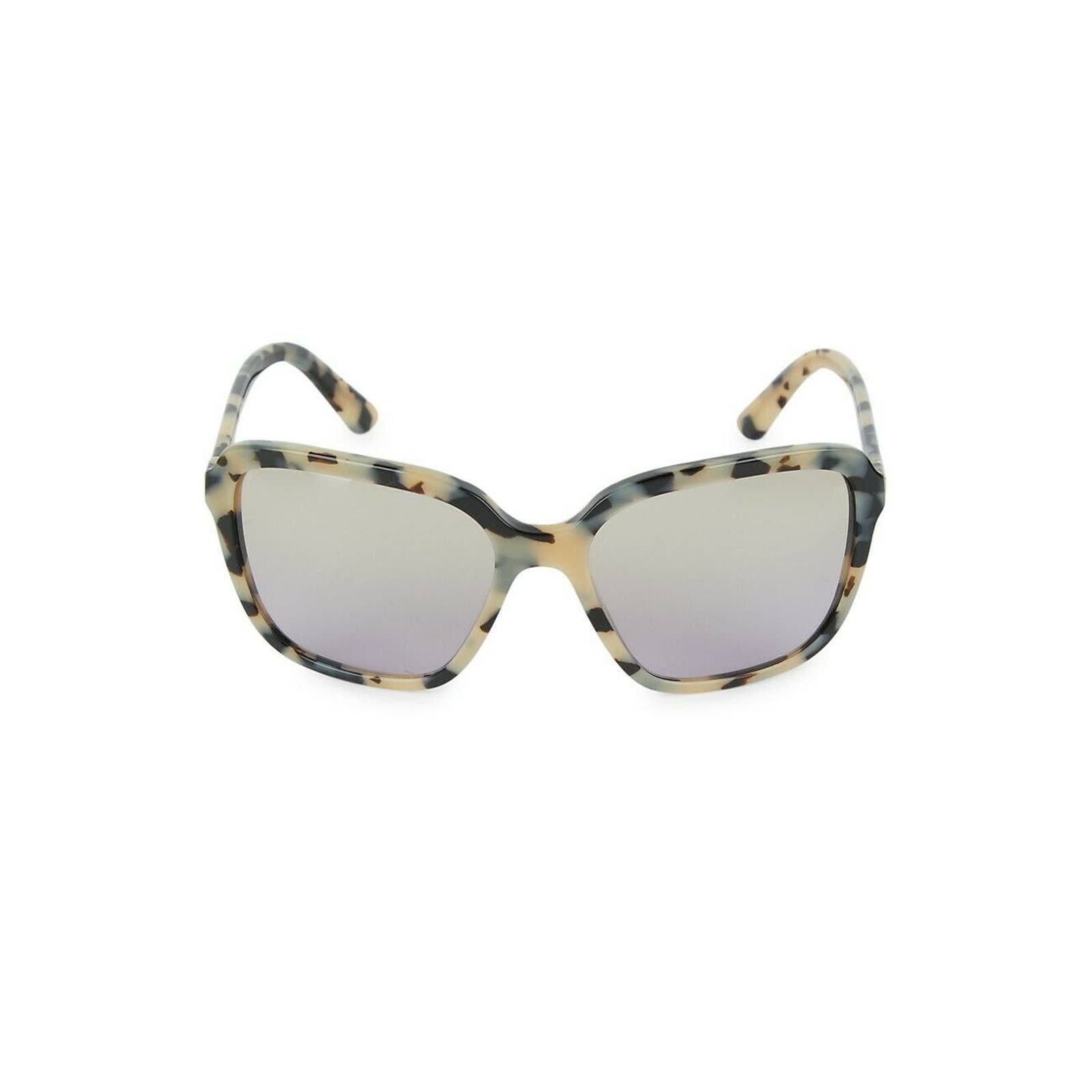 image of Prada Square 58Mm Sunglasses Pr 10Vs 511757 In White Havana in Brown, Men's