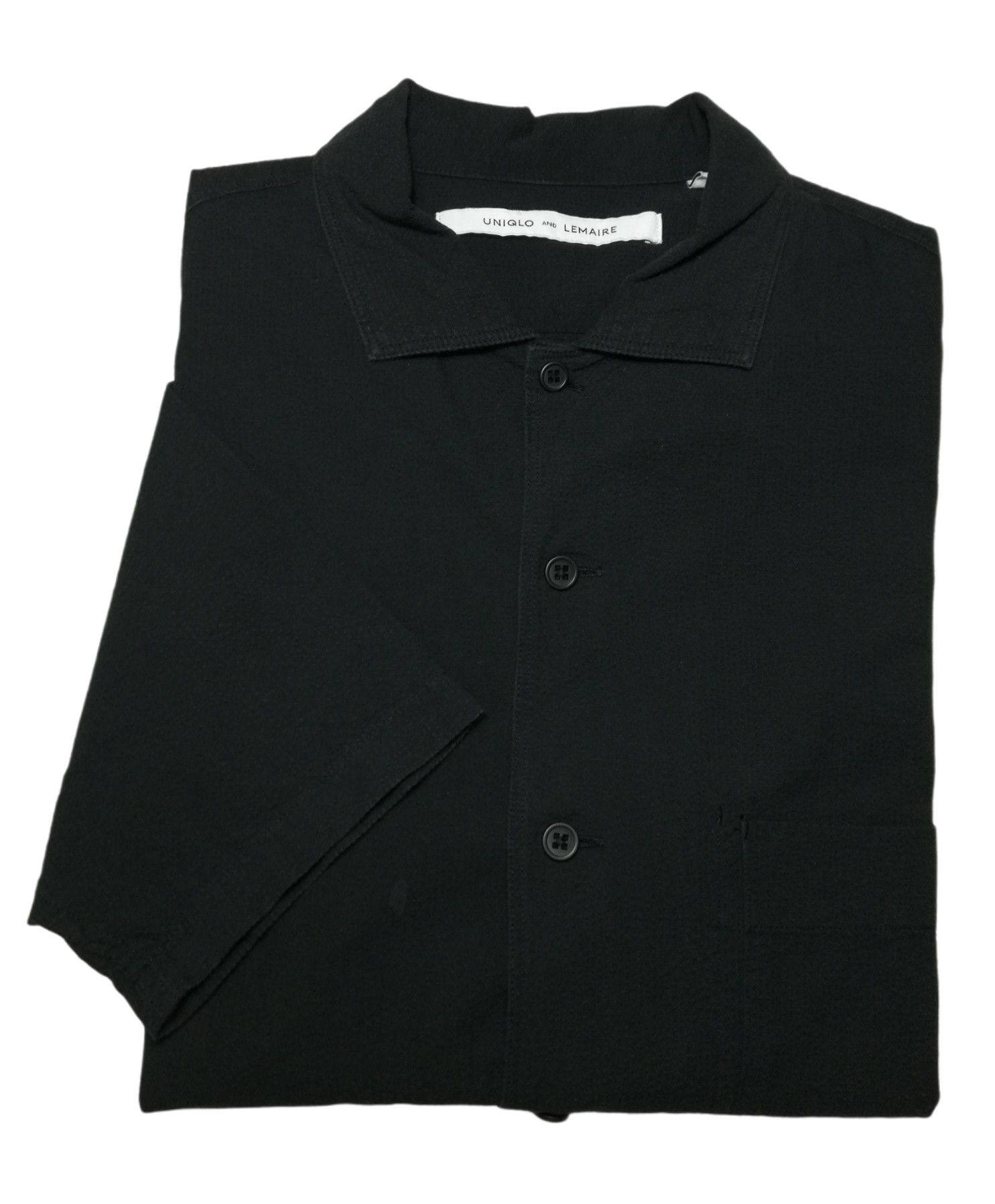 LEMAIRE short-sleeve shirt - Black