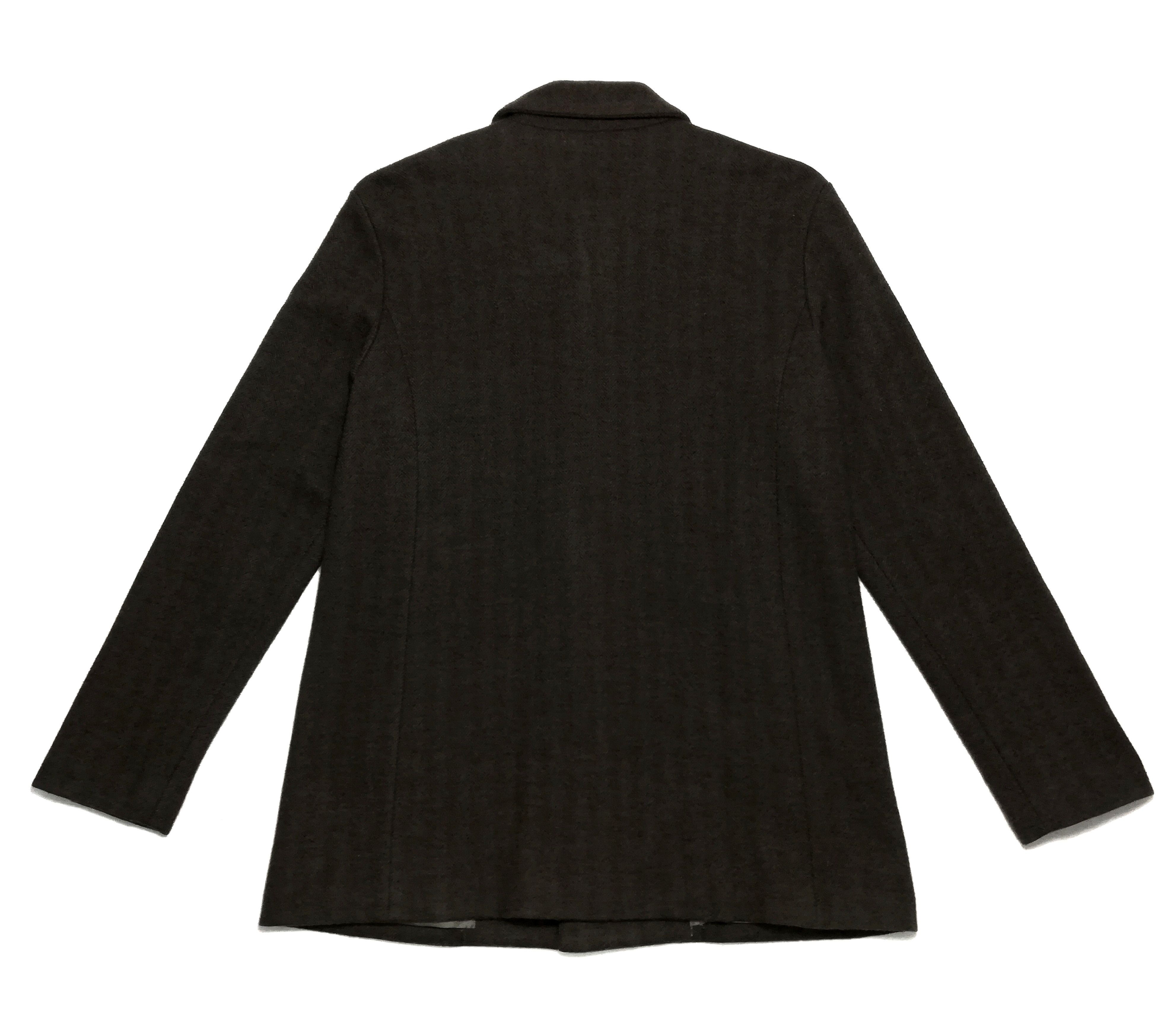 Issey Miyake 🔥Plantation By Issey Miyake Wool Herringbone Casual Jacket Size US XS / EU 42 / 0 - 10 Thumbnail