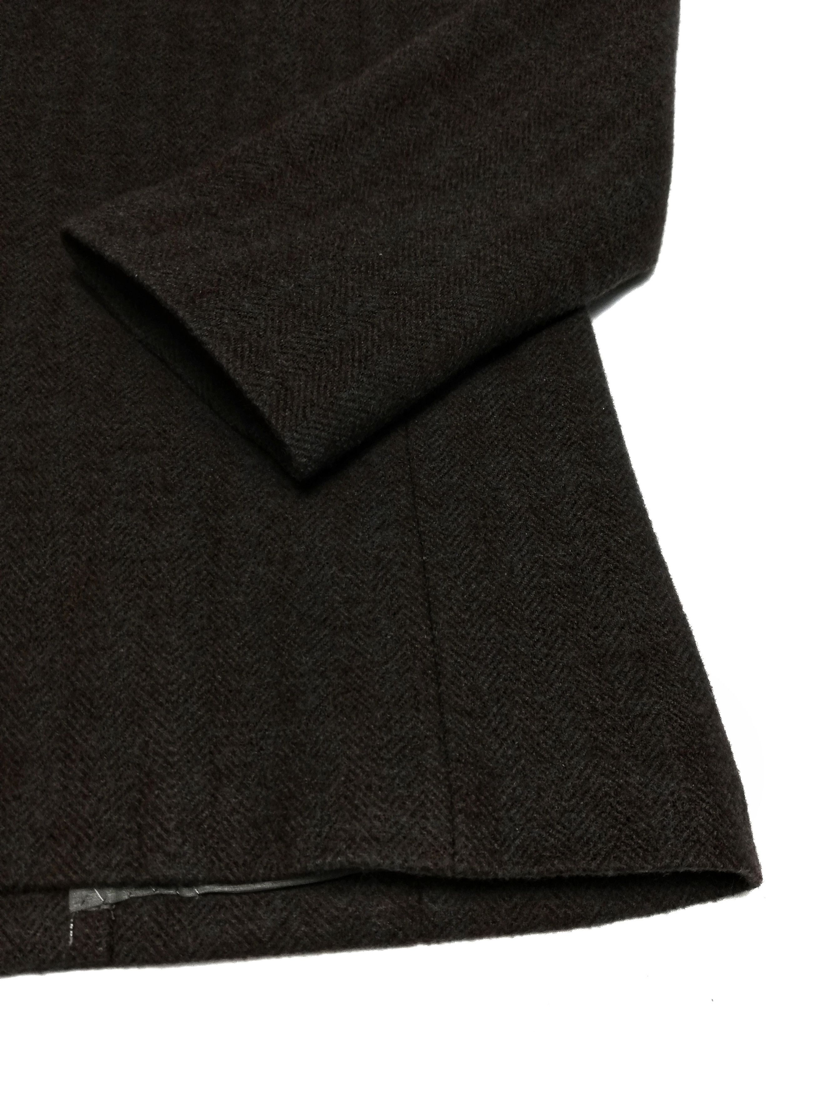 Issey Miyake 🔥Plantation By Issey Miyake Wool Herringbone Casual Jacket Size US XS / EU 42 / 0 - 12 Thumbnail