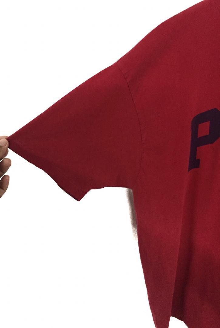 Polo Ralph Lauren × Ralph Lauren × Ralph Lauren Sport Ralph Lauren Polo Sport red t-shirt spell out logo Size US L / EU 52-54 / 3 - 3 Thumbnail