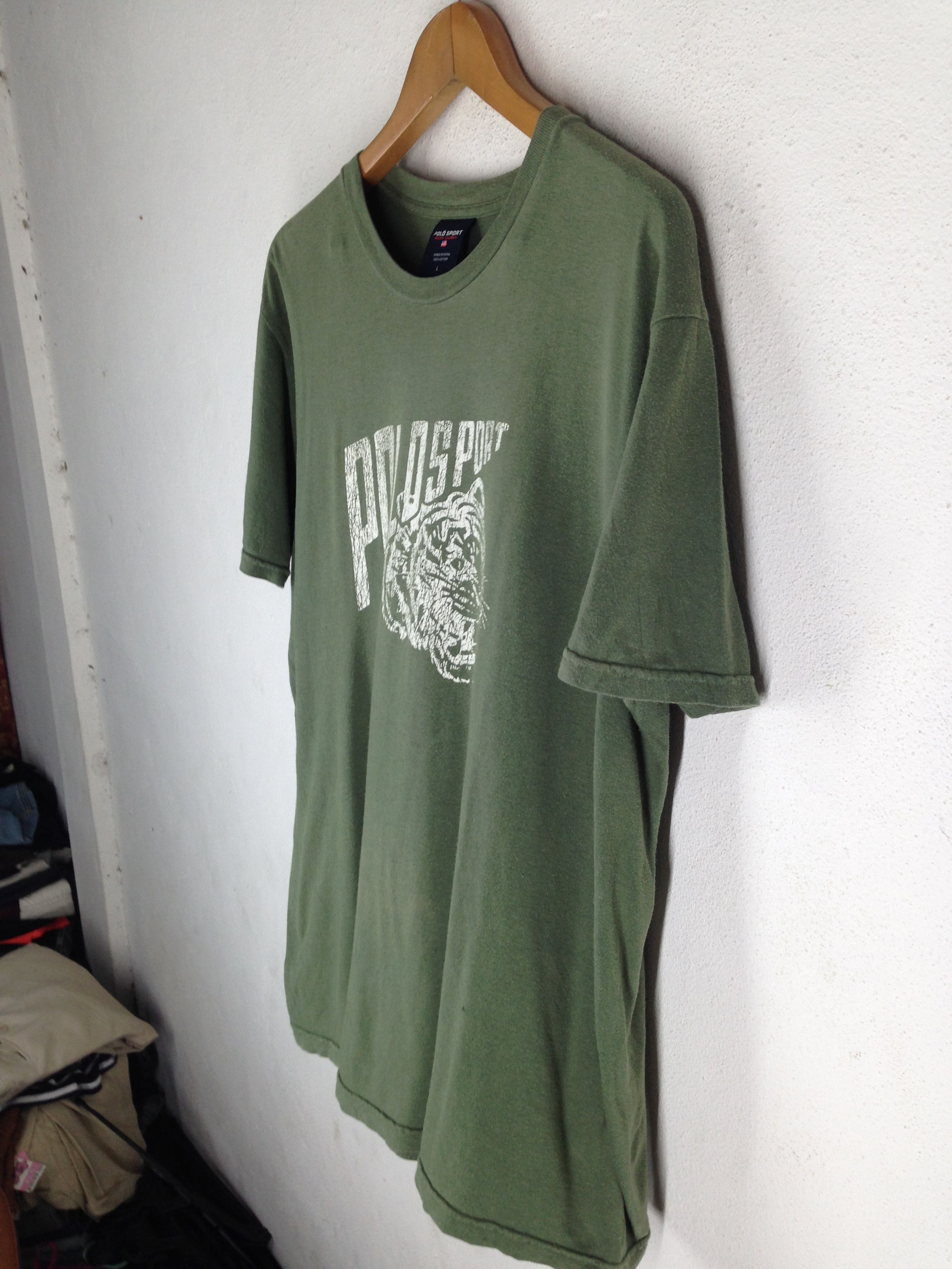 Polo Ralph Lauren Vintage Polo Sport Ralph Lauren Spell Out Tee Shirt Size US L / EU 52-54 / 3 - 3 Thumbnail