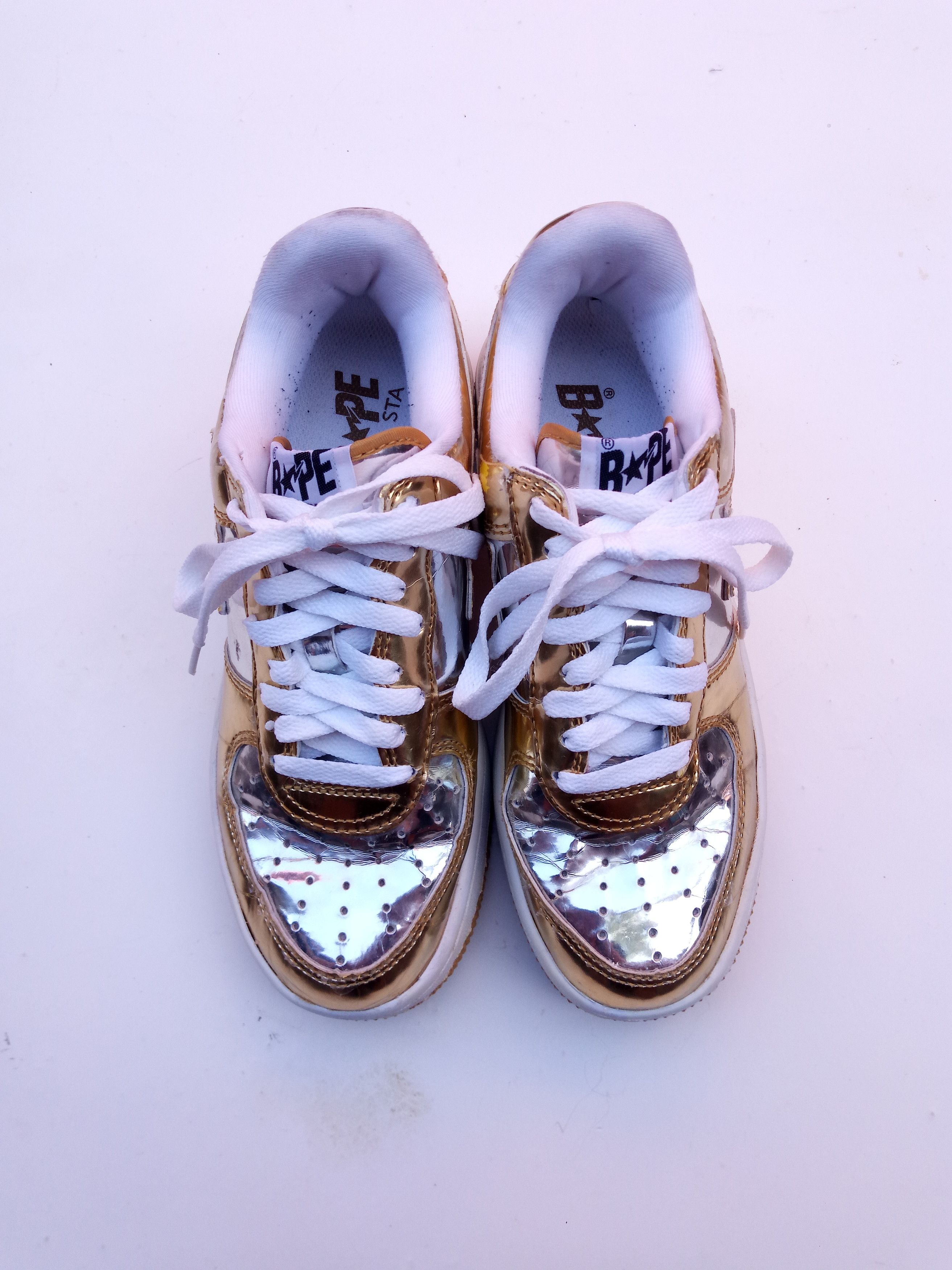 Bape Bapesta Foil 2009 Size US 5.5 / EU 38 - 2 Thumbnail
