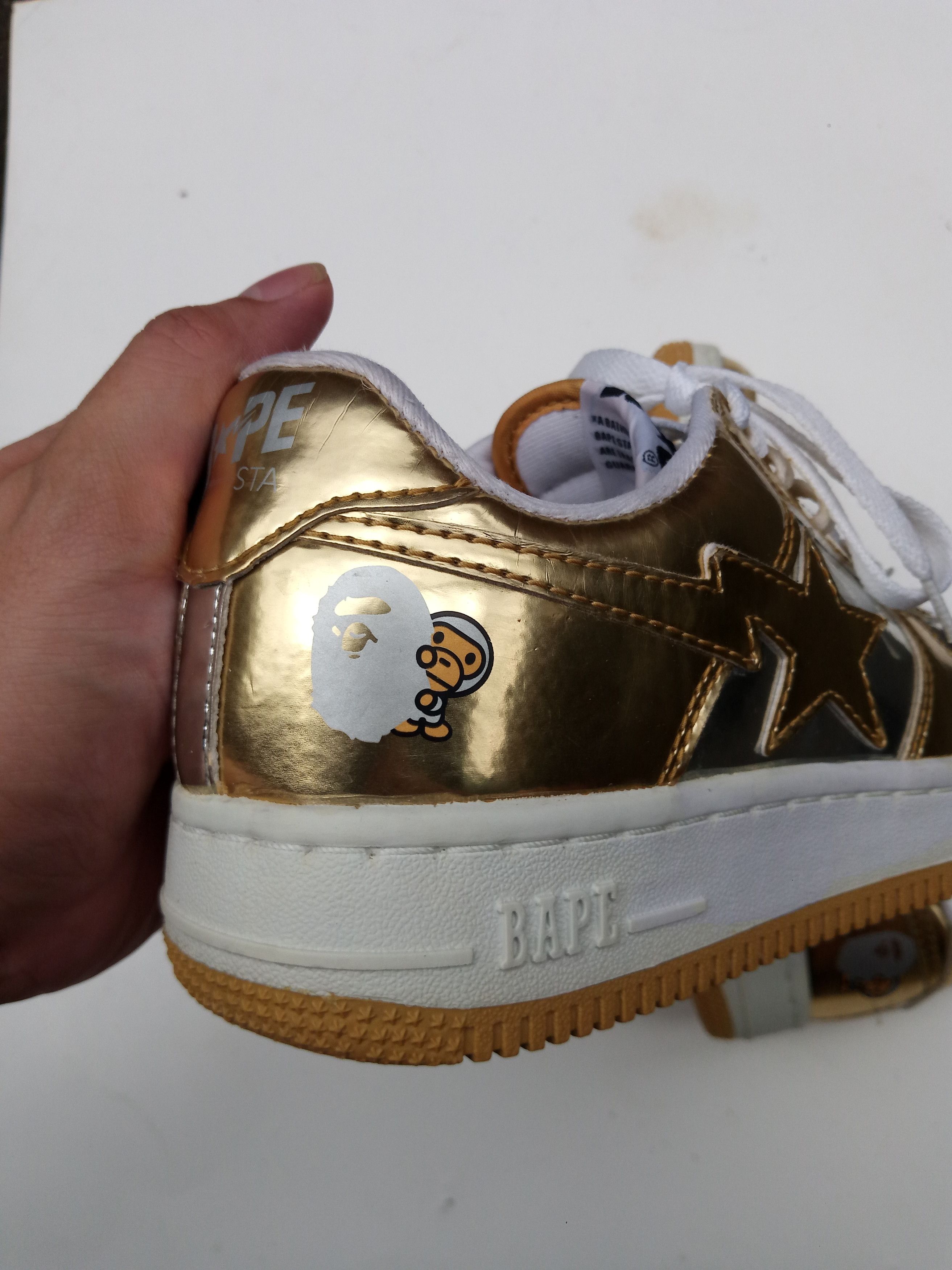 Bape Bapesta Foil 2009 Size US 5.5 / EU 38 - 5 Thumbnail