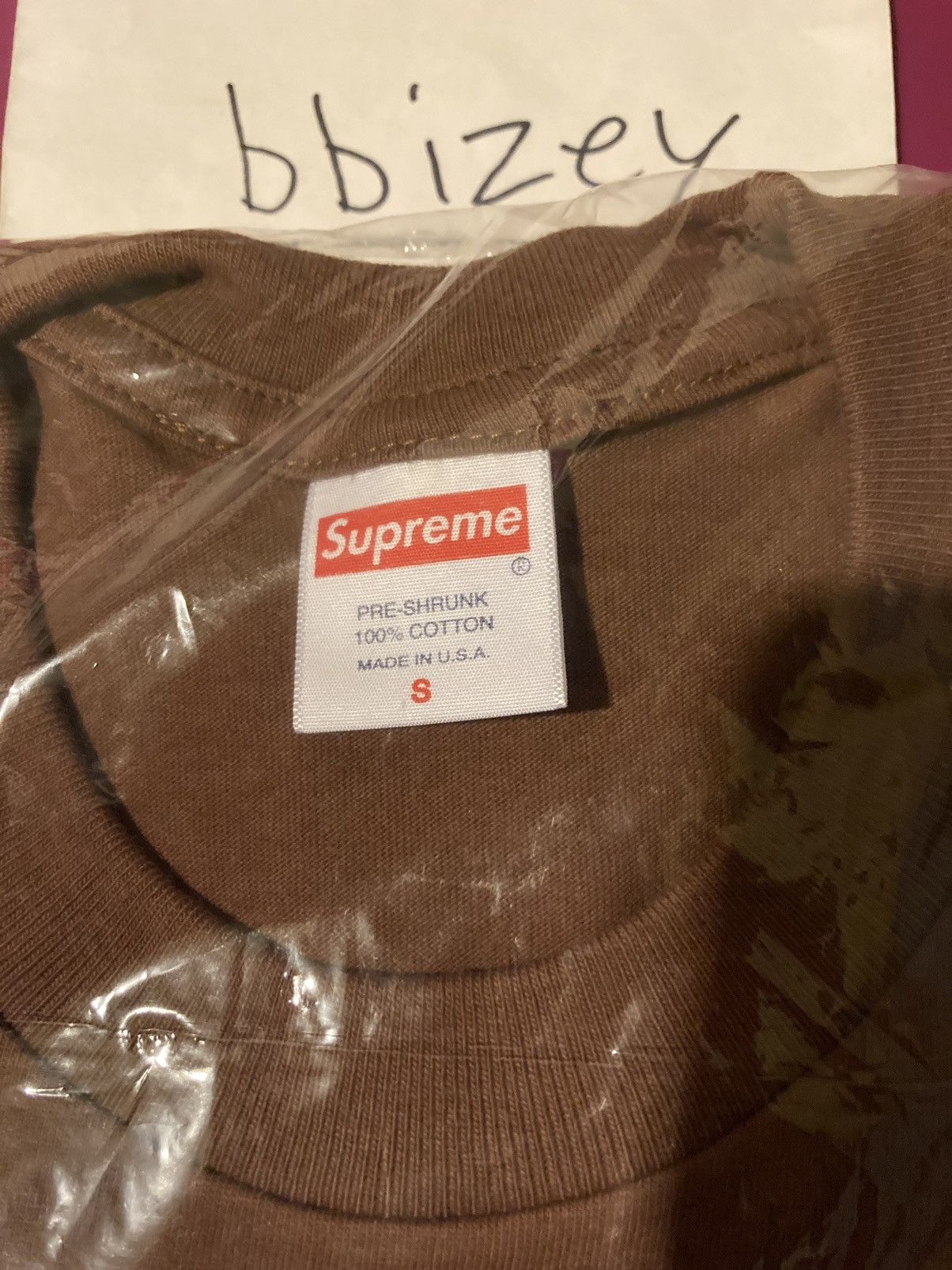 Supreme Supreme Al Green Tee Brown Small Size US S / EU 44-46 / 1 - 3 Thumbnail