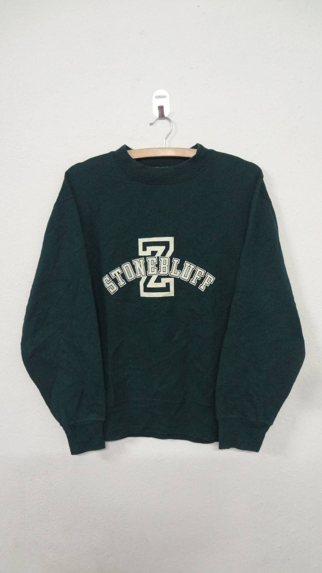 Vintage Stonebluff Sweatshirt Crew Neck 80s 90s Size S Made in Usa Size US S / EU 44-46 / 1 - 1 Thumbnail