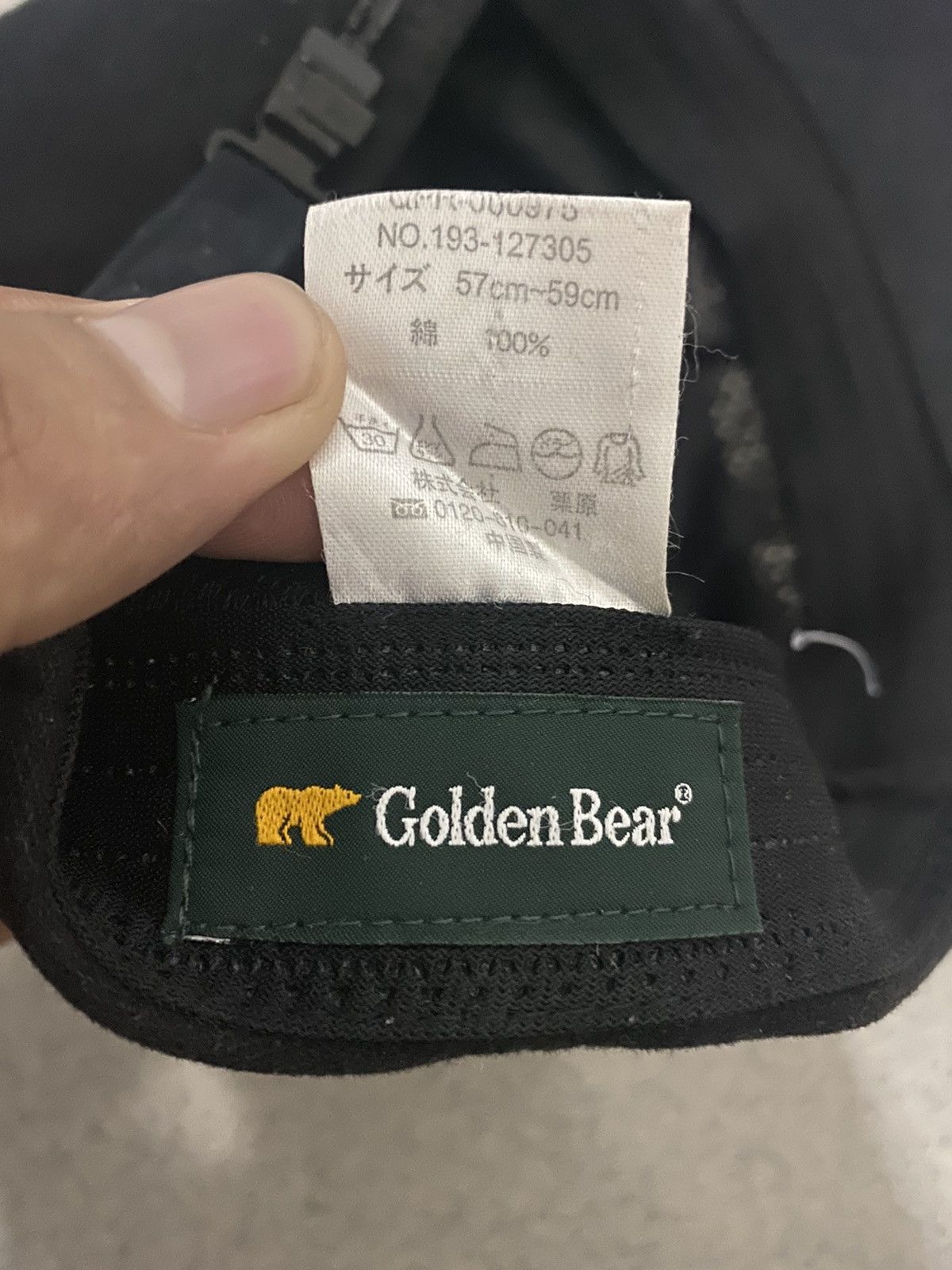 Golden Bear × Vintage Vintage Golden Bear BigLogo 5 Panel Hat Size ONE SIZE - 7 Thumbnail