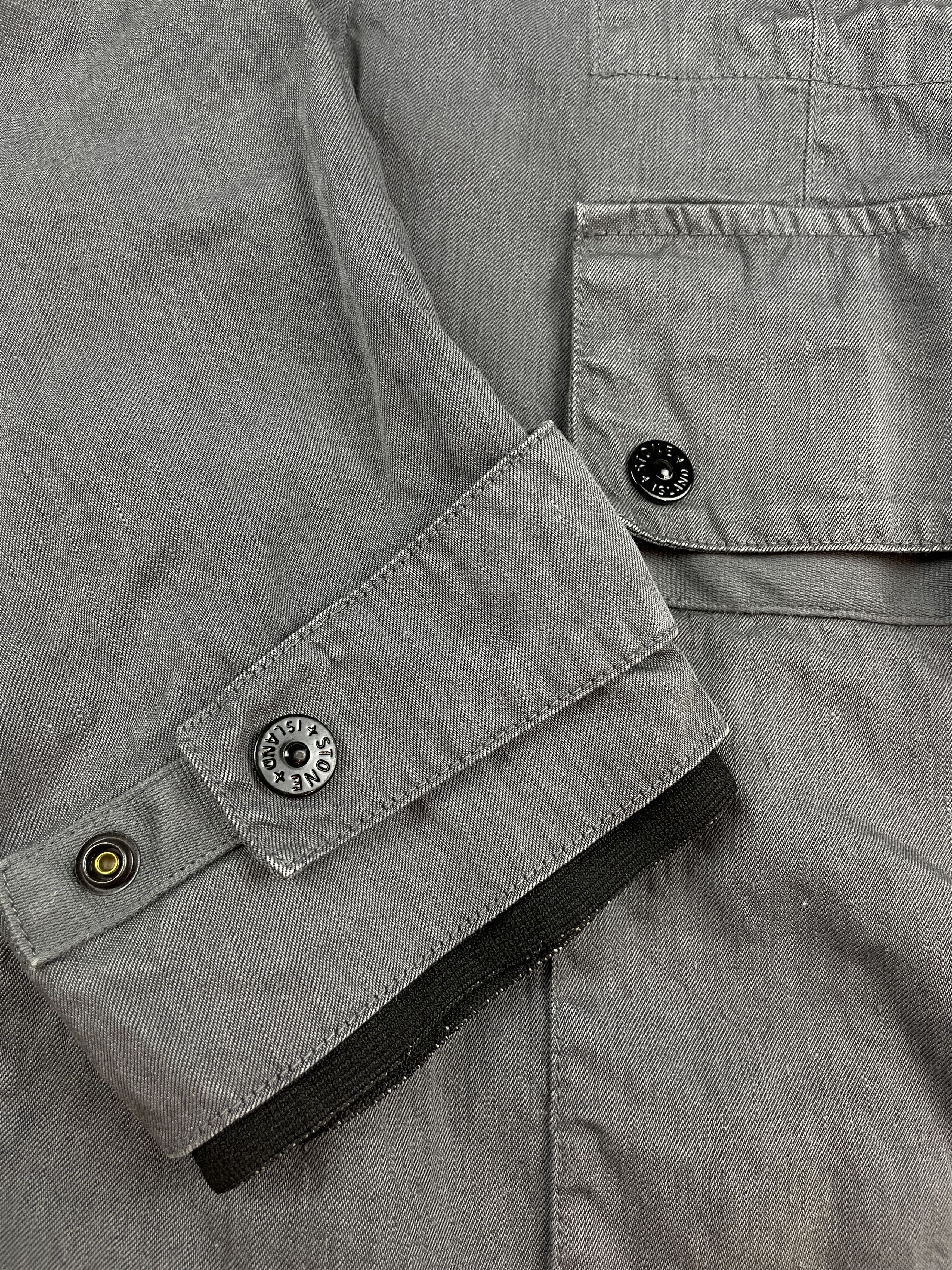 Stone Island × Vintage Stone Island Vintage Lino Flax Jacket Size US M / EU 48-50 / 2 - 5 Thumbnail