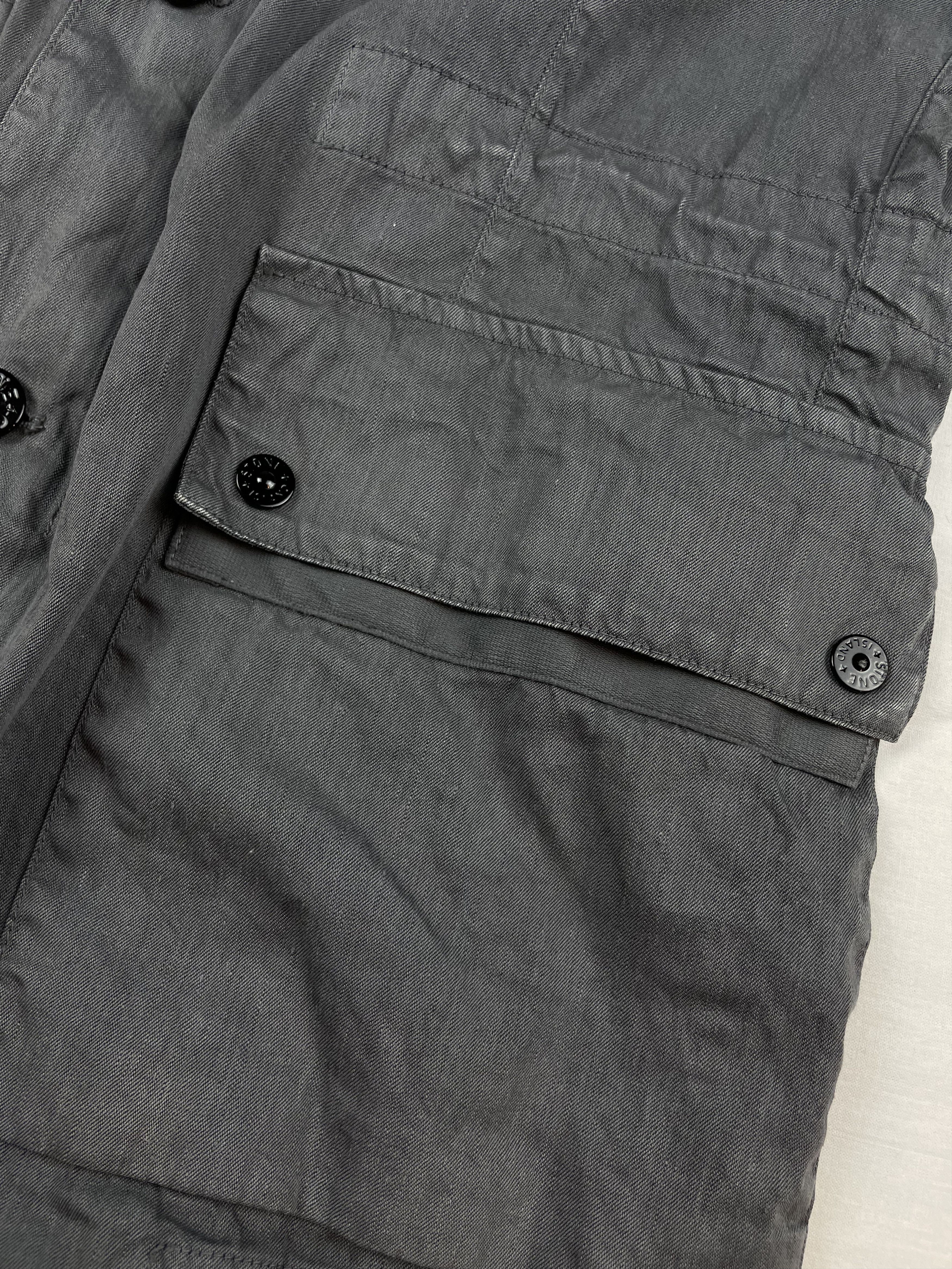 Stone Island × Vintage Stone Island Vintage Lino Flax Jacket Size US M / EU 48-50 / 2 - 7 Thumbnail