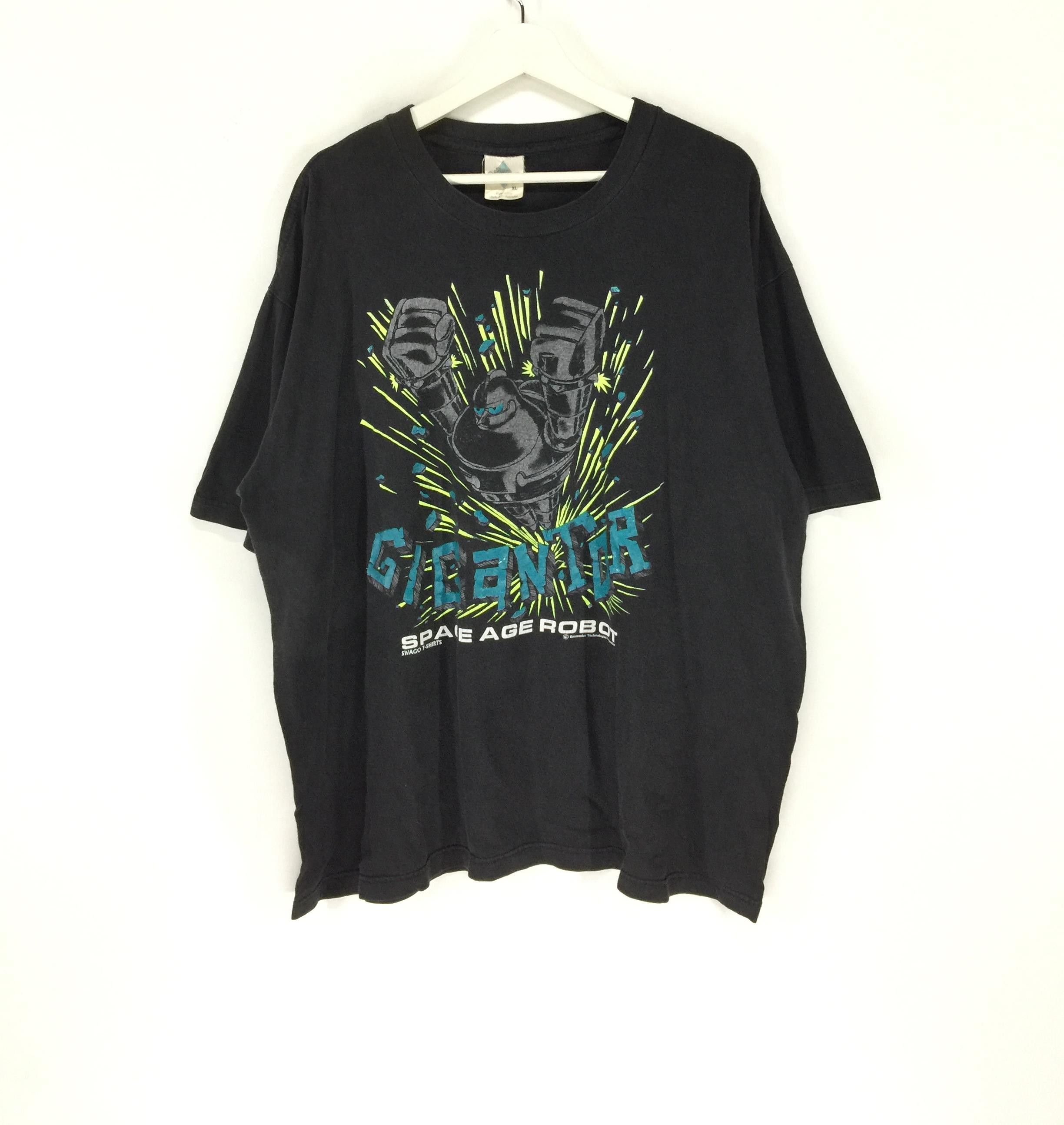 Anime × Band Tees × Vintage Gigantor space age robot vintage 90s shirt Size US XL / EU 56 / 4 - 1 Thumbnail