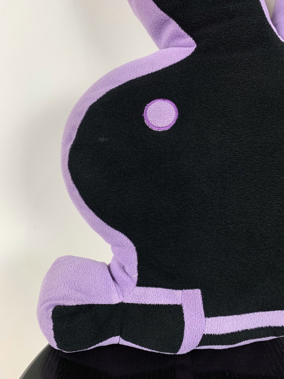 Playboy Vintage Playboy Black/Purple Rabbit Pillow Size ONE SIZE - 6 Thumbnail