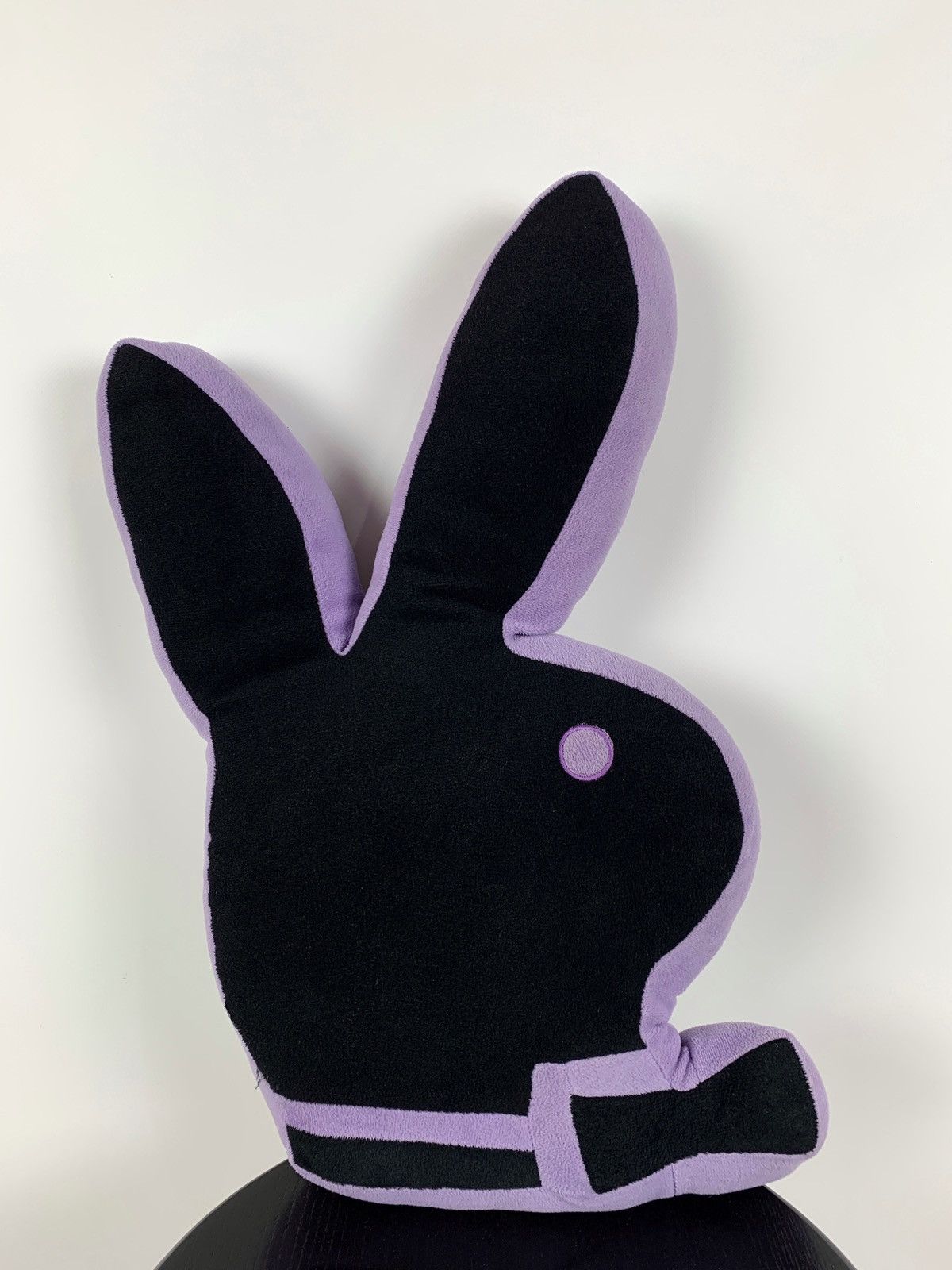 Playboy Vintage Playboy Black/Purple Rabbit Pillow Size ONE SIZE - 2 Thumbnail