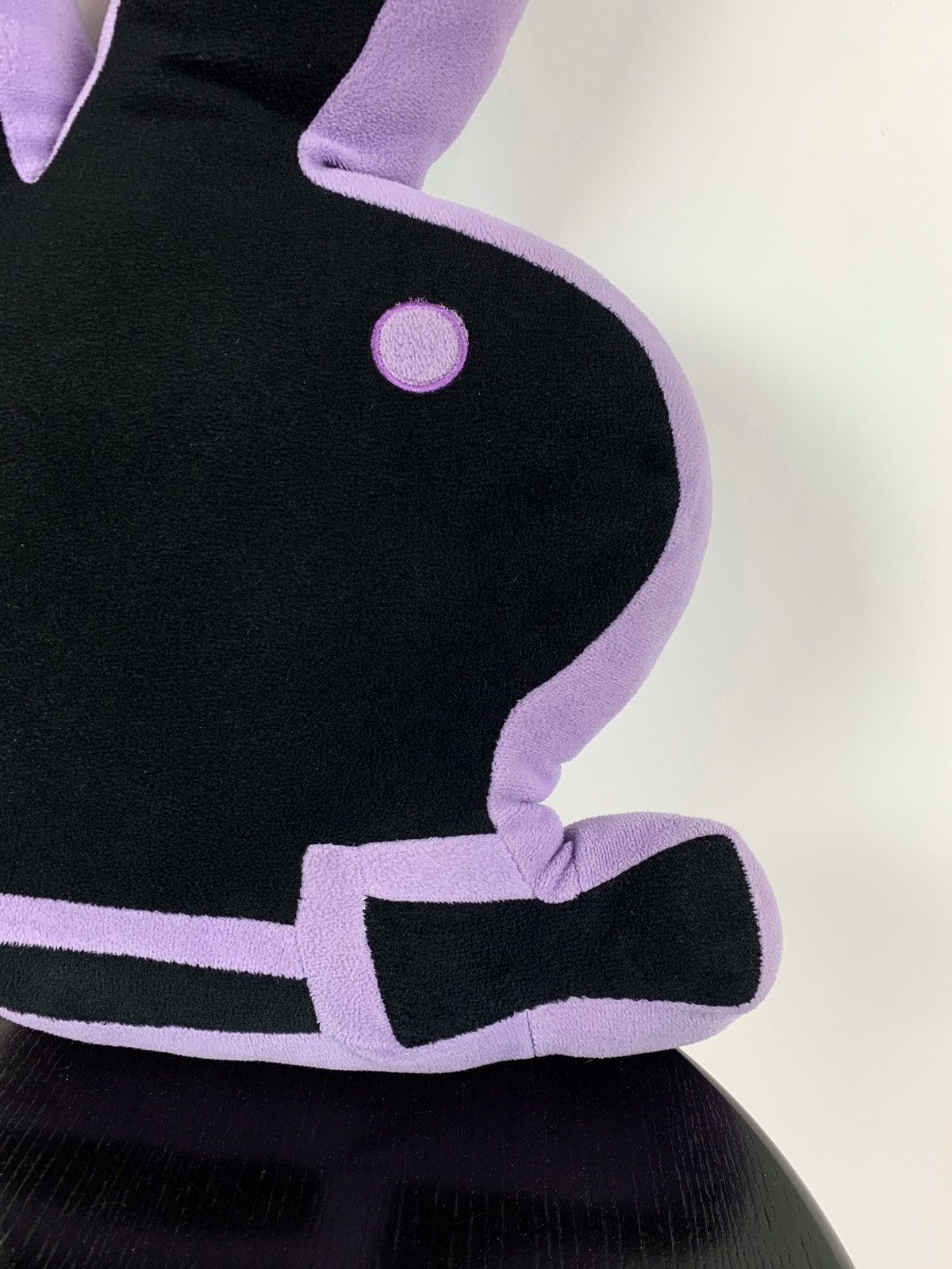 Playboy Vintage Playboy Black/Purple Rabbit Pillow Size ONE SIZE - 9 Thumbnail