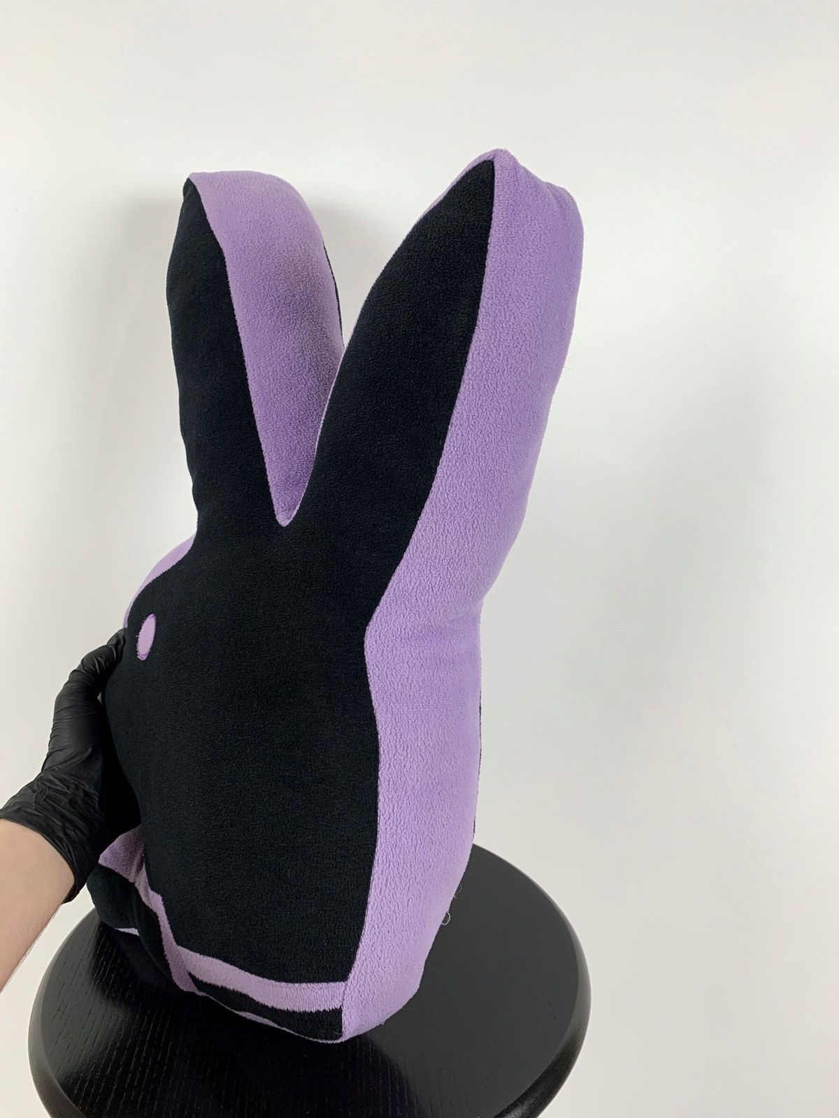 Playboy Vintage Playboy Black/Purple Rabbit Pillow Size ONE SIZE - 4 Thumbnail