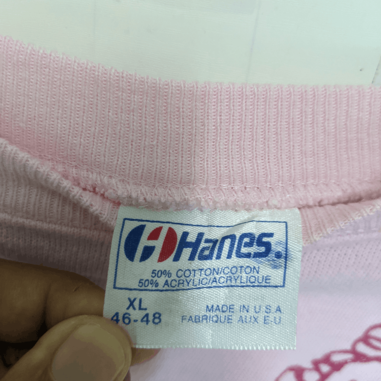 Hanes Vintage 80's HANES Family Picture Kid Drawing Sweatshirt Size US XL / EU 56 / 4 - 10 Thumbnail