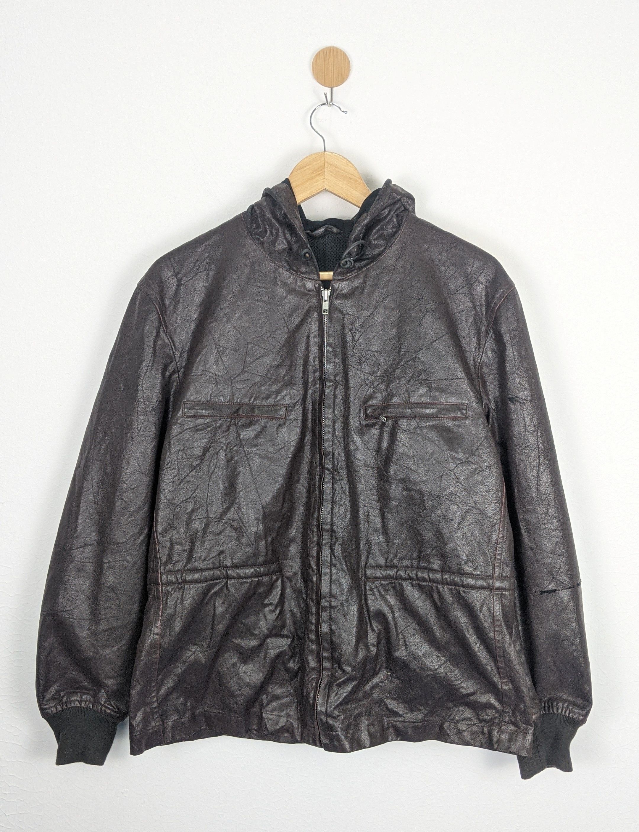Comme des Garcons Homme CDG PVC hoodie jacket