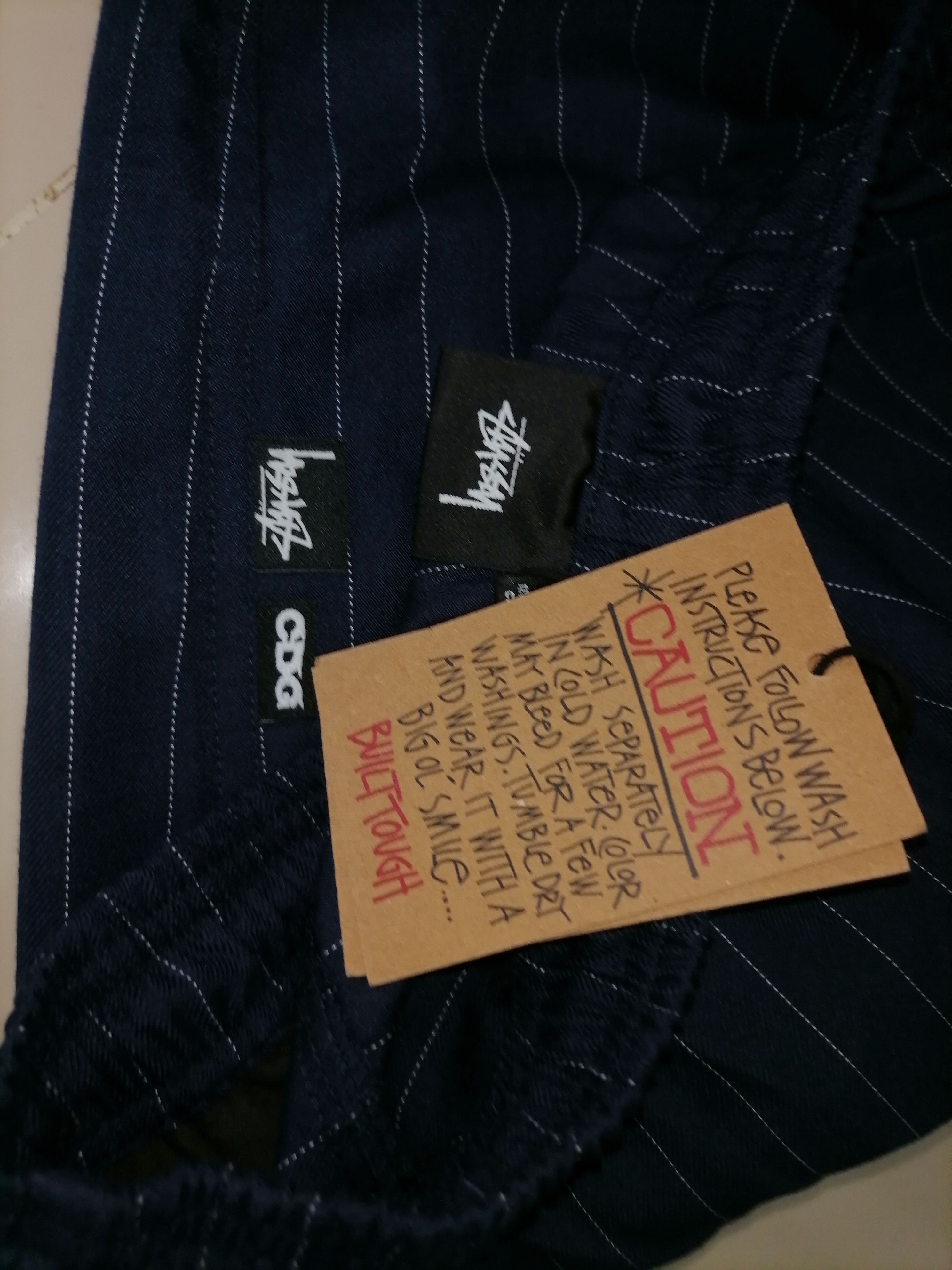Comme des Garcons × Stussy Stussy Comme Des Garcons Striped Pants Size US 30 / EU 46 - 7 Thumbnail
