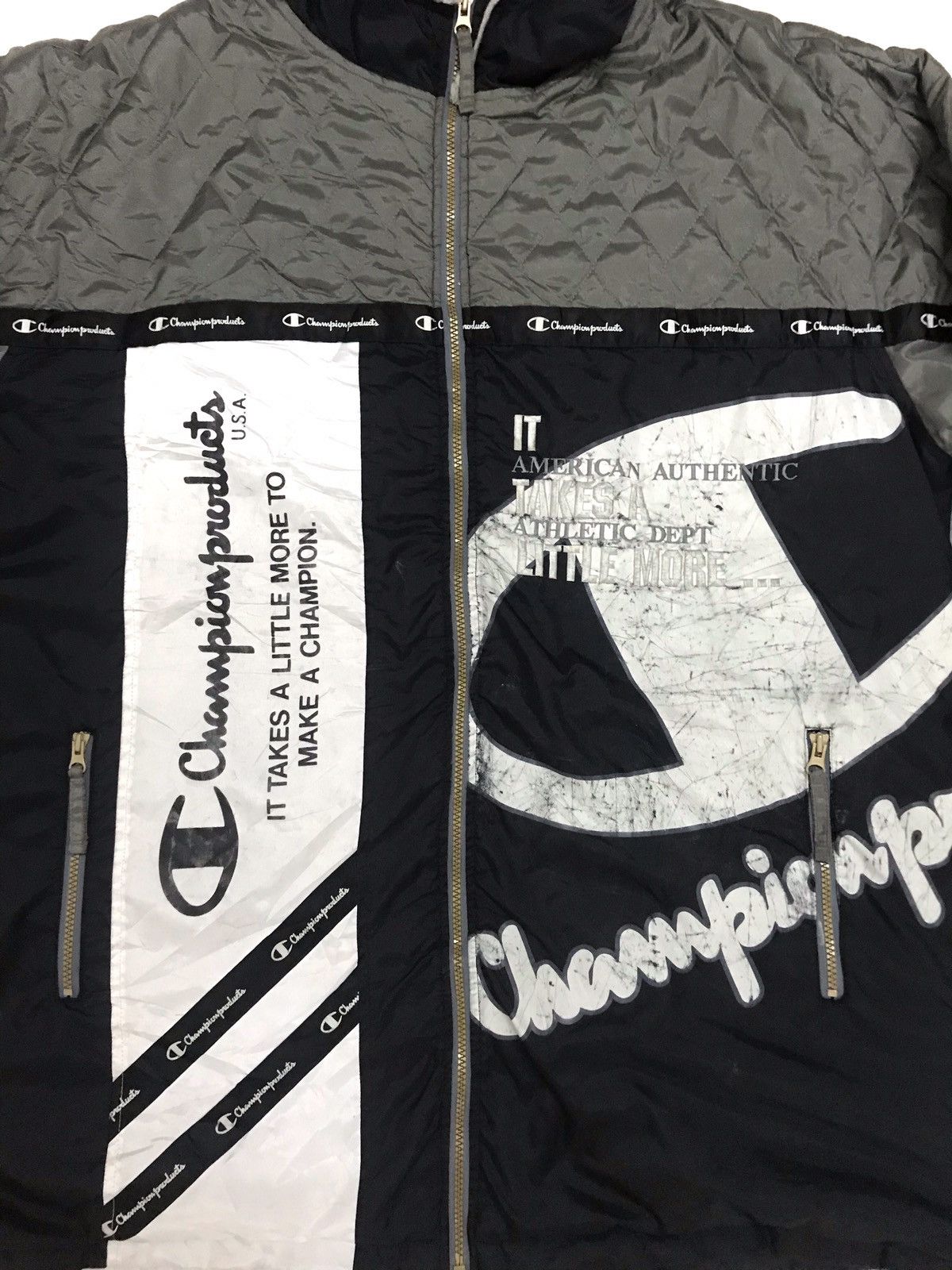 Champion Vintage Champion Spell Parka Jacket Spell out front & back Size US L / EU 52-54 / 3 - 5 Thumbnail