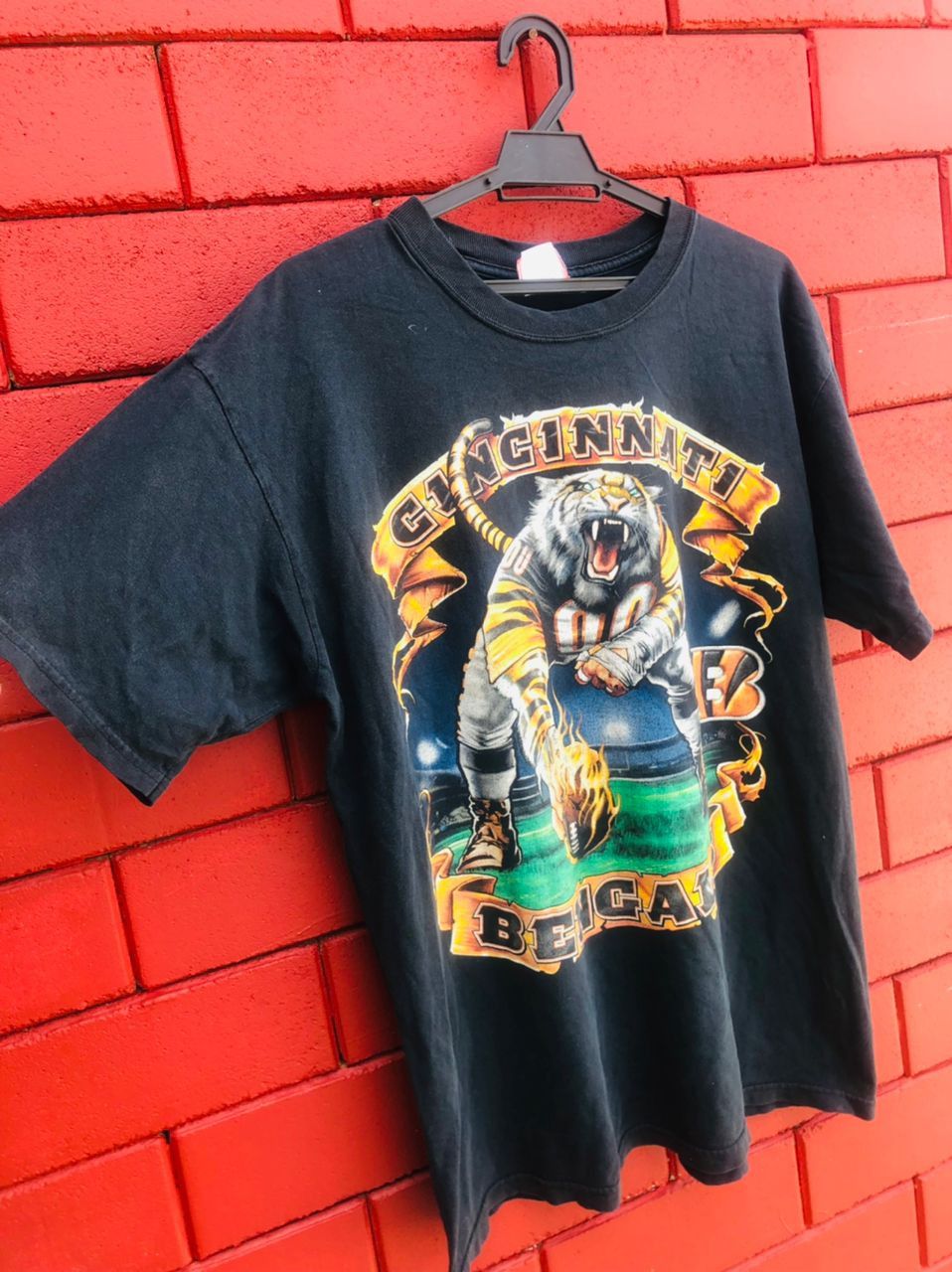 NFL Vintage Cincinnati Bengals Designer Streetwear Fashion style Size US L / EU 52-54 / 3 - 3 Thumbnail