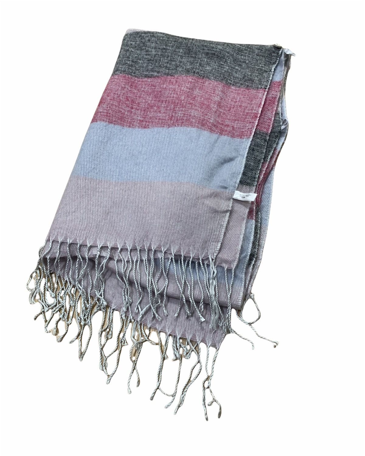 Cross Colours × Japanese Brand × Other MODEN Aran Knitwear Scarf Muffler Wrap Cape Button Cardigan Size ONE SIZE - 3 Thumbnail