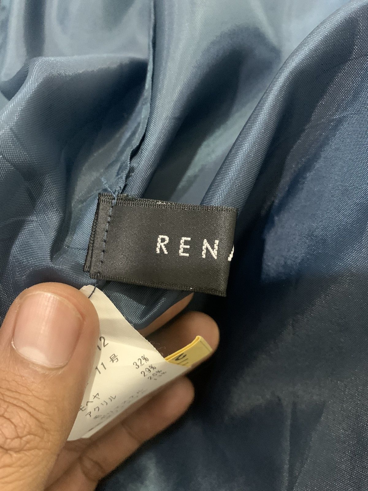 Japanese Brand × Other RENAULT Abstract Fullprint Mohair Parka Trench Coat Jacket Size M / US 6-8 / IT 42-44 - 22 Thumbnail
