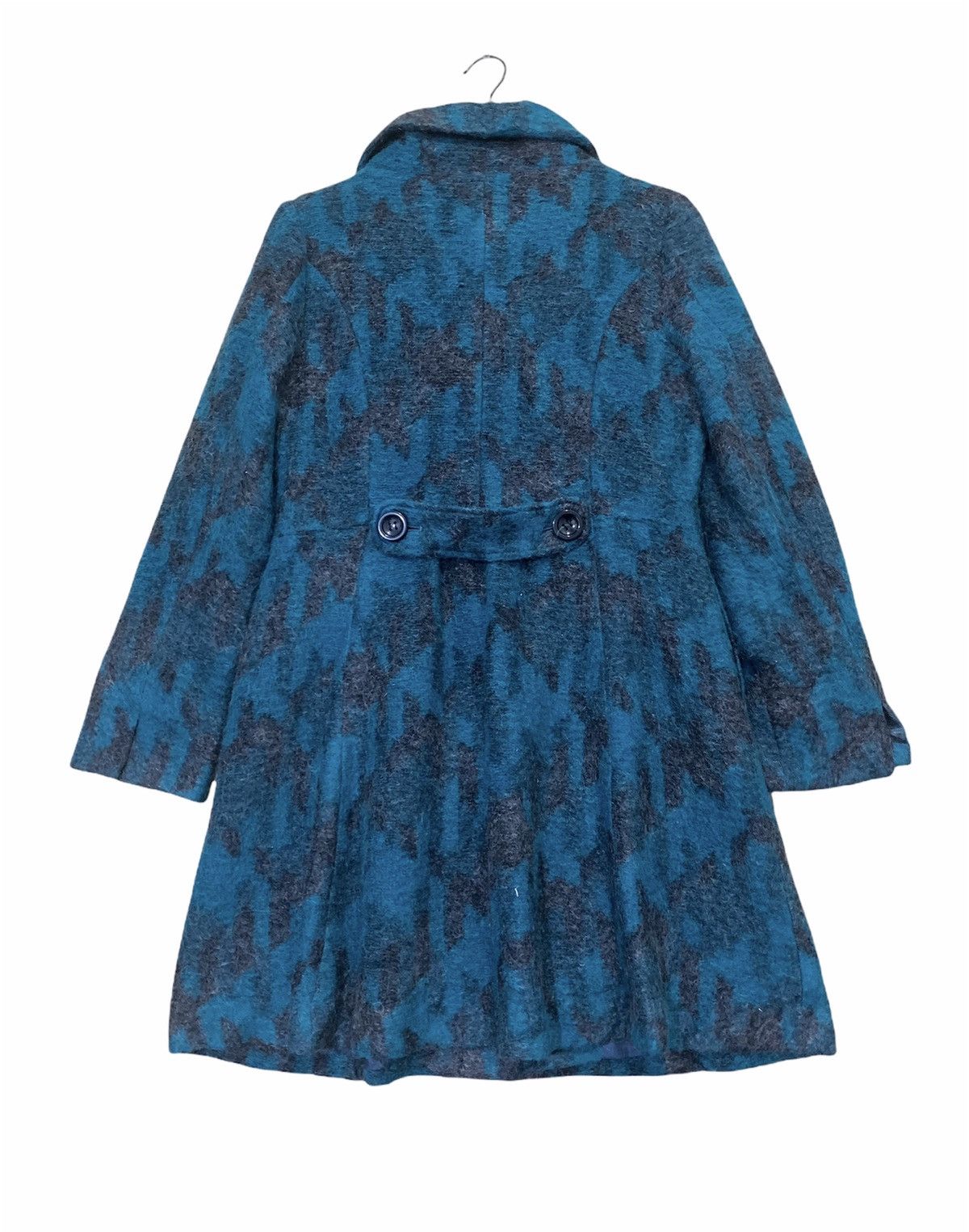 Japanese Brand × Other RENAULT Abstract Fullprint Mohair Parka Trench Coat Jacket Size M / US 6-8 / IT 42-44 - 2 Thumbnail