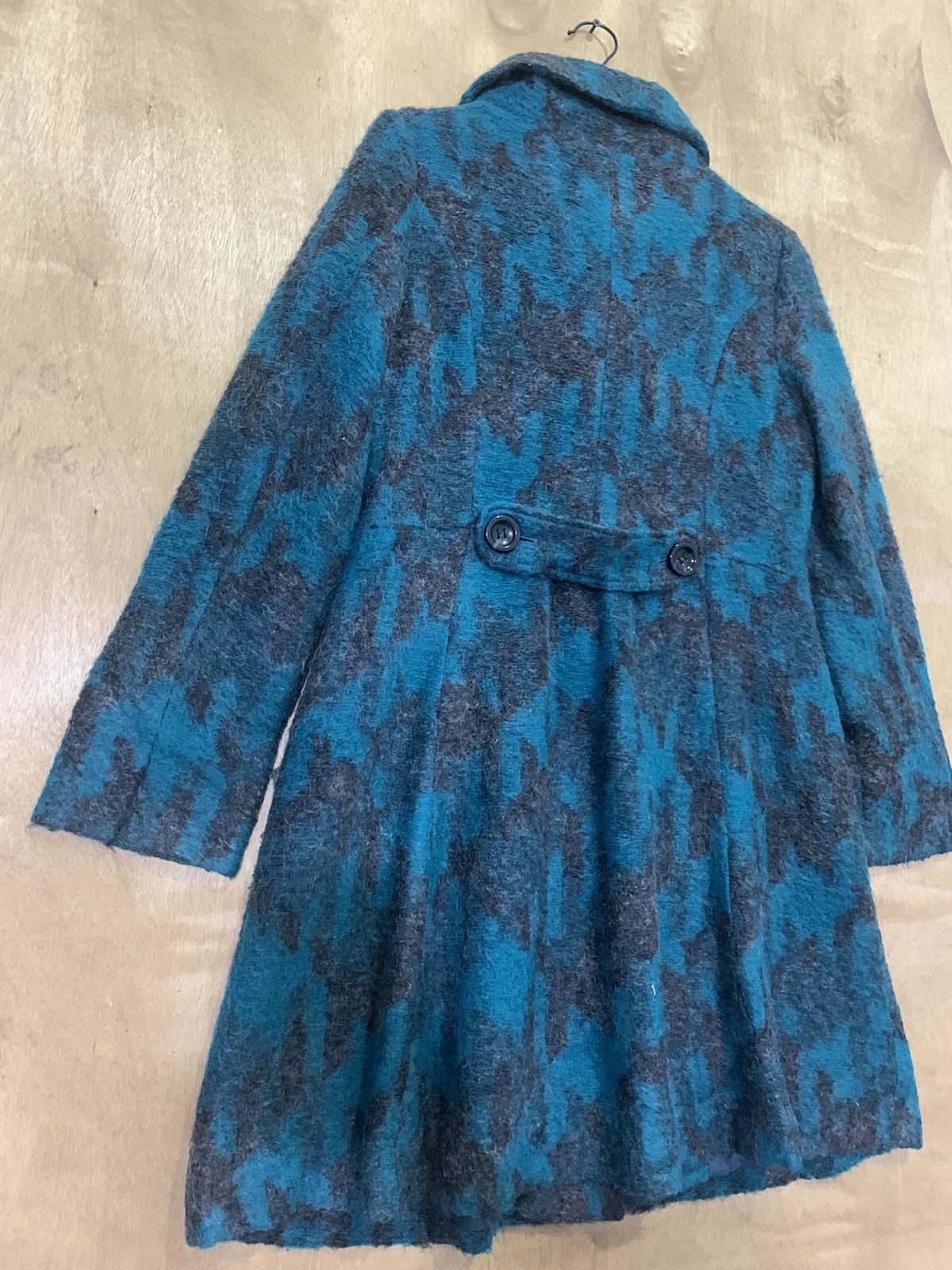 Japanese Brand × Other RENAULT Abstract Fullprint Mohair Parka Trench Coat Jacket Size M / US 6-8 / IT 42-44 - 12 Thumbnail