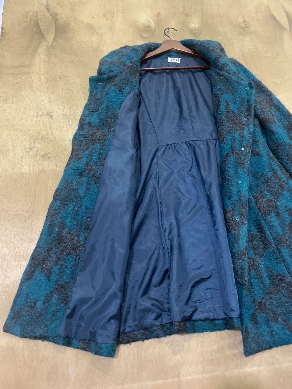 Japanese Brand × Other RENAULT Abstract Fullprint Mohair Parka Trench Coat Jacket Size M / US 6-8 / IT 42-44 - 18 Thumbnail