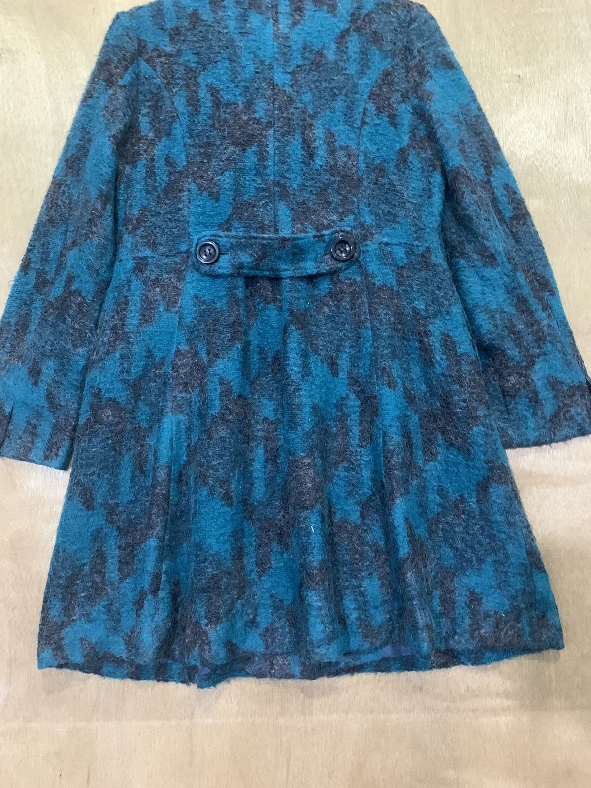 Japanese Brand × Other RENAULT Abstract Fullprint Mohair Parka Trench Coat Jacket Size M / US 6-8 / IT 42-44 - 11 Thumbnail