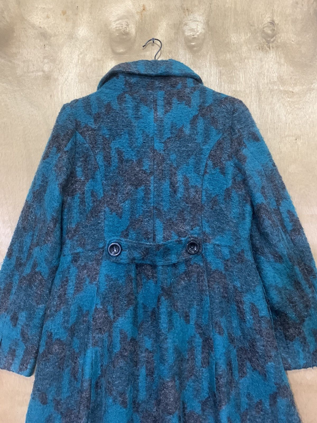 Japanese Brand × Other RENAULT Abstract Fullprint Mohair Parka Trench Coat Jacket Size M / US 6-8 / IT 42-44 - 10 Thumbnail