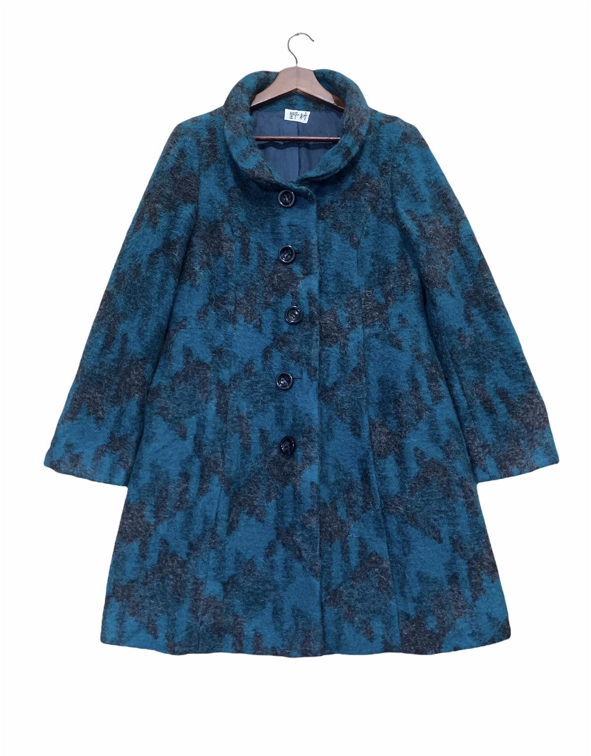 Japanese Brand × Other RENAULT Abstract Fullprint Mohair Parka Trench Coat Jacket Size M / US 6-8 / IT 42-44 - 1 Thumbnail