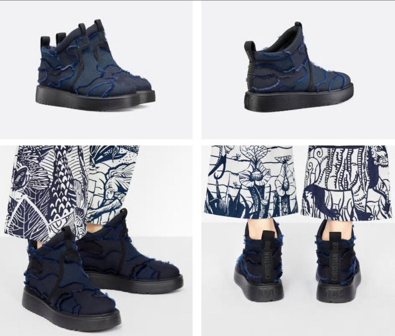 Dior 🔮$1.4 Value🔮*FOR HER Christian Dior Boots Camo Ankle Boots Size US 9 / IT 39 - 6 Thumbnail