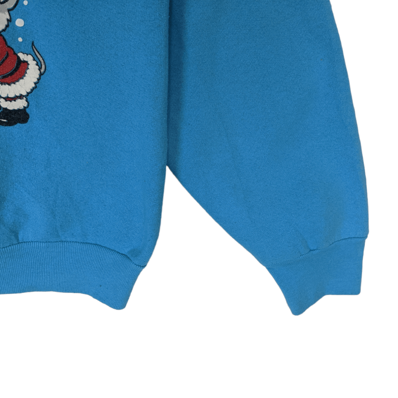 Fruit Of The Loom Vintage 90's FOTL Santa Mouse Christmas Jumper Sweatshirt Size US XL / EU 56 / 4 - 7 Thumbnail