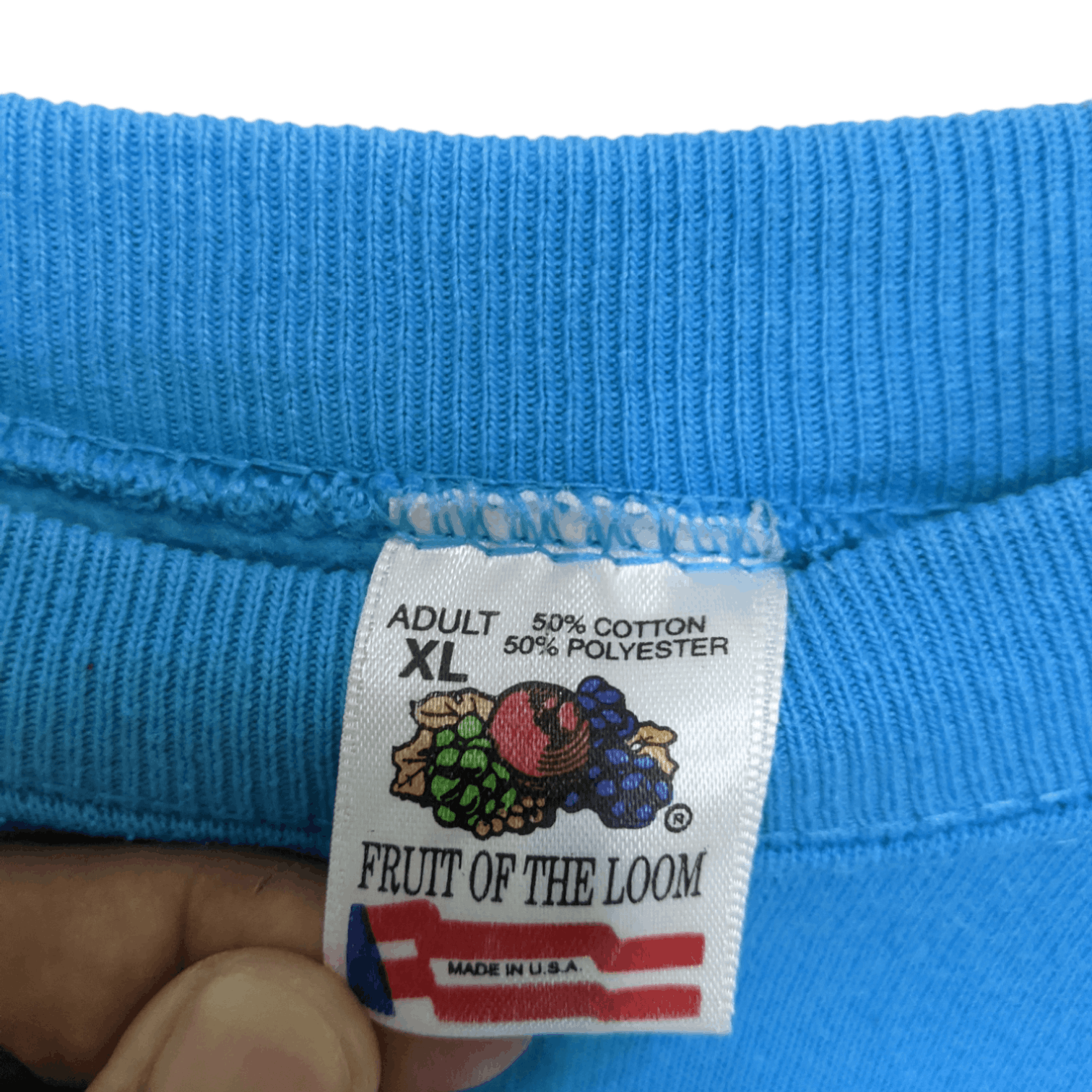 Fruit Of The Loom Vintage 90's FOTL Santa Mouse Christmas Jumper Sweatshirt Size US XL / EU 56 / 4 - 9 Thumbnail